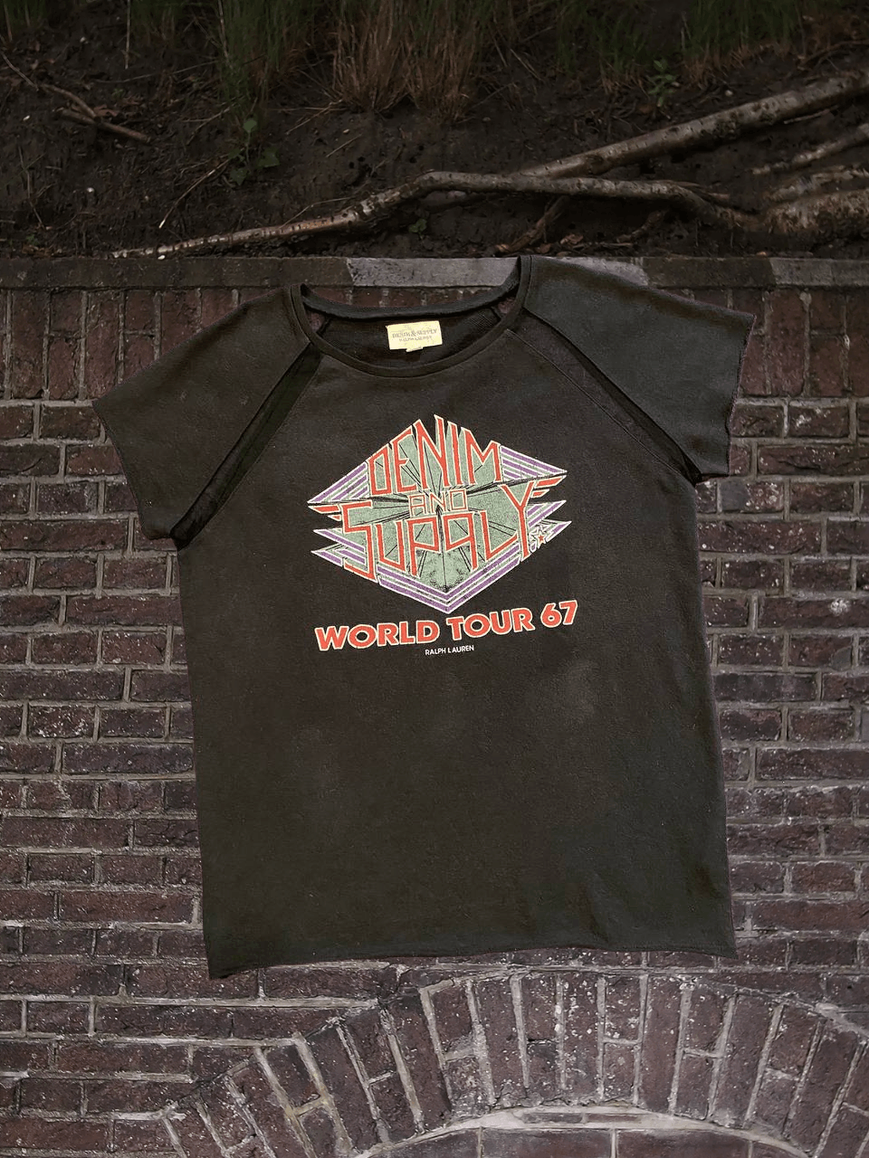 Denim & Supply Ralph Lauren 90s🔥 Denim Supply Ralph Lauren Sun Daded Washed Shirt Tee Size M / US 6-8 / IT 42-44 - 1 Thumbnail