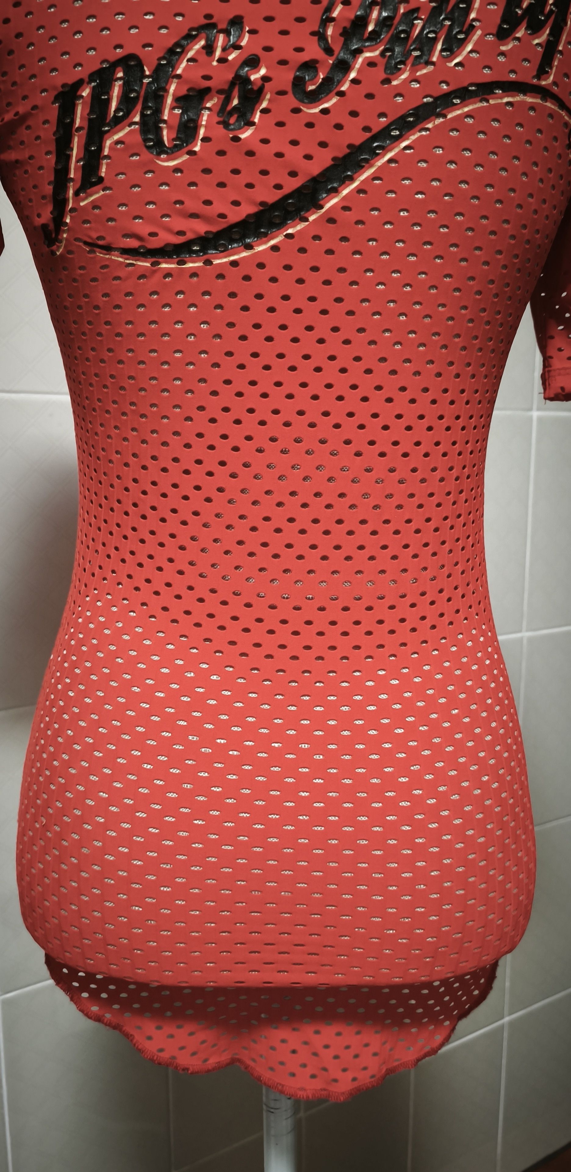 Jean Paul Gaultier Year: 1995 - Coral perforated top Size S / US 4 / IT 40 - 5 Thumbnail