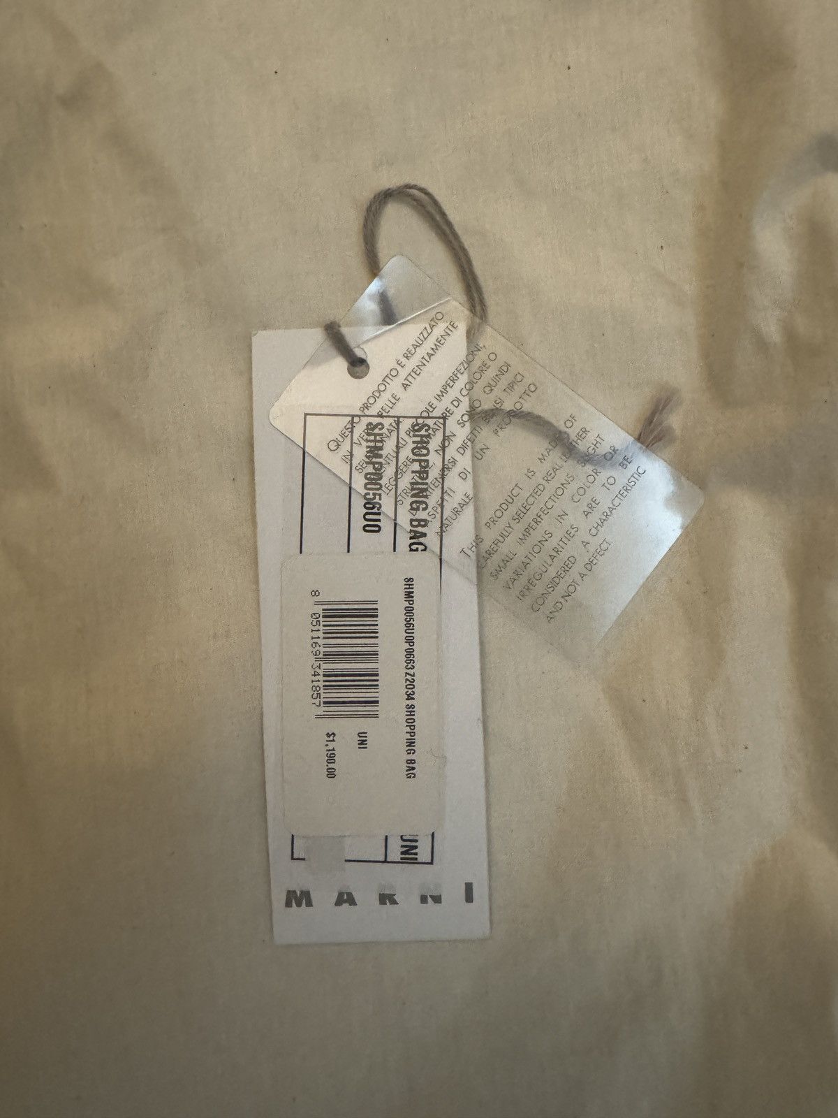 Marni Marni Tribeca bag black/Blue and white plaid Size ONE SIZE - 5 Thumbnail