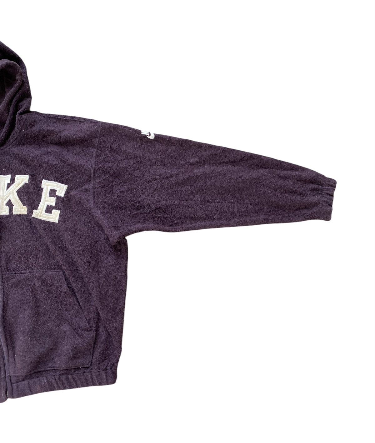 Nike Vintage 90s Nike Hoodie Spellout Fleece Full Zip XL Size US XL / EU 56 / 4 - 4 Thumbnail