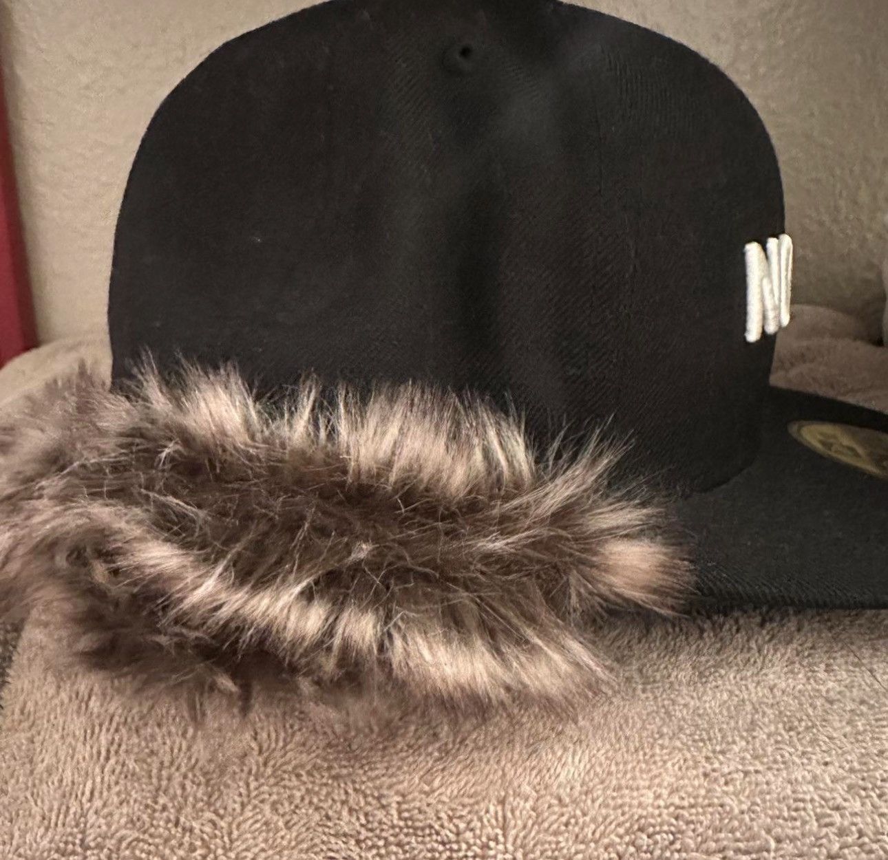 New Era × Undercover Rare New Era Undercover Trapper Fur No Sir Hat Size ONE SIZE - 4 Thumbnail