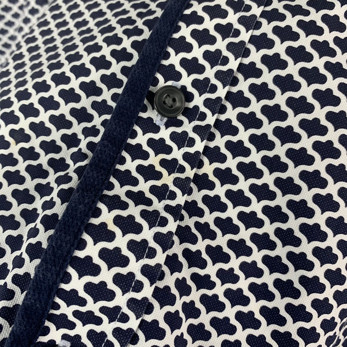 Fred Perry Fred Perry Shirt Long Sleeve Size L Geometric Pattern Luxury Size US L / EU 52-54 / 3 - 9 Thumbnail