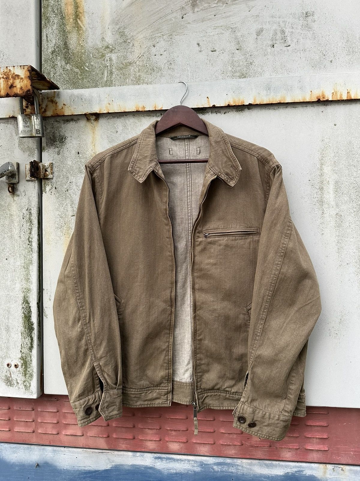 Vintage 👹Vintage Crocodile Classic Brown Detroit Jacket Size US M / EU 48-50 / 2 - 1 Thumbnail