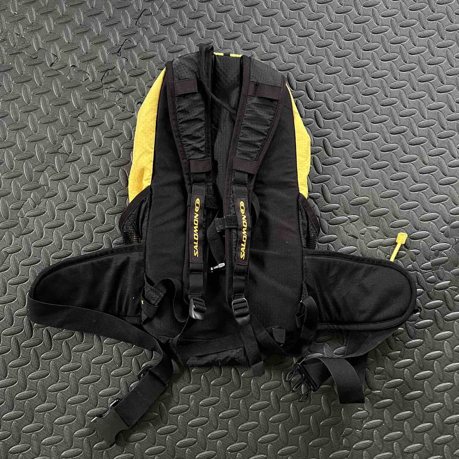 Salomon Vintage bag pack 90’s Yellow Salomon multi pocket Size ONE SIZE - 2 Thumbnail