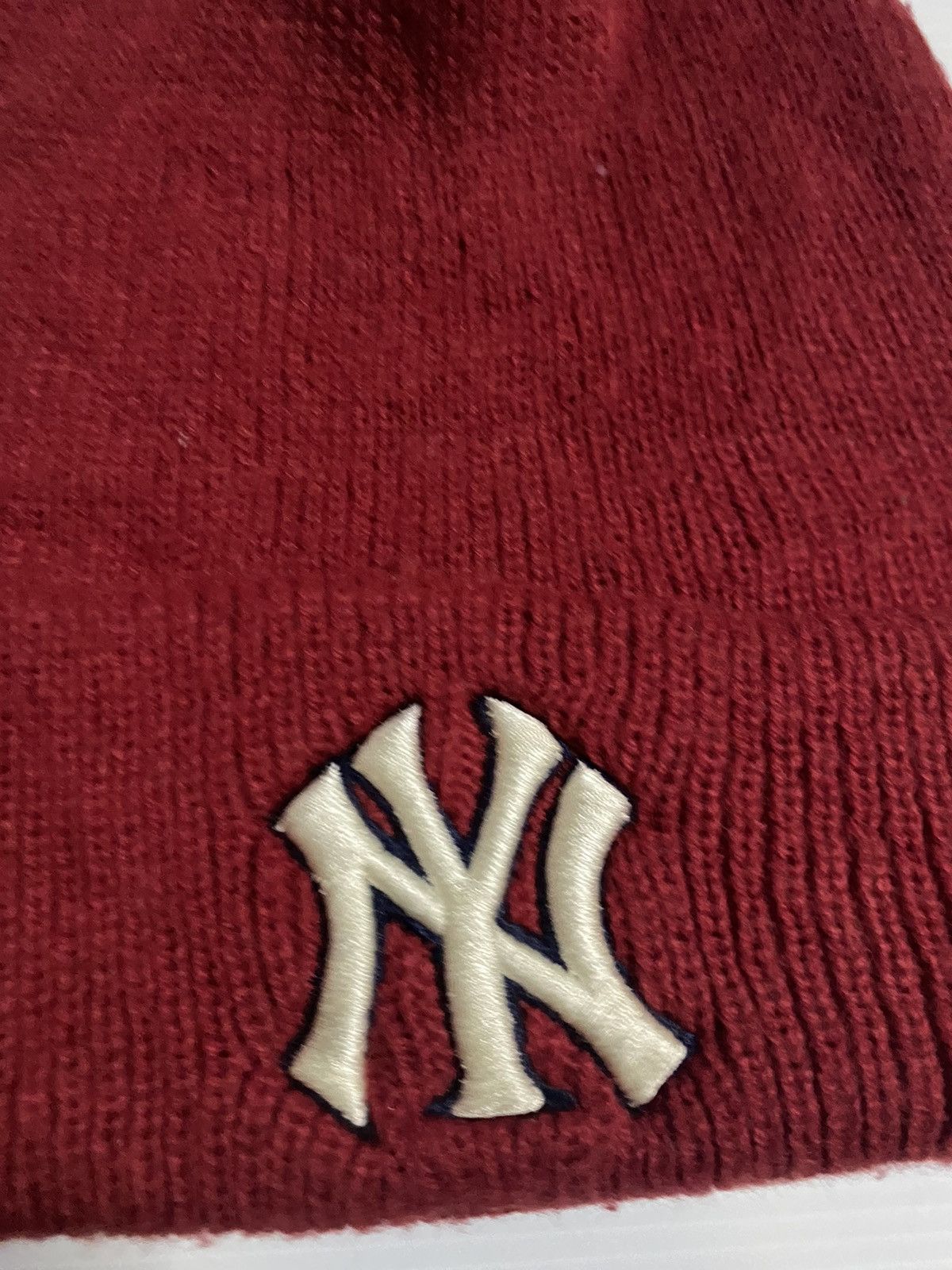 MLB MLB New York Small Logo Embroidery Beanie Hat Size ONE SIZE - 2 Thumbnail