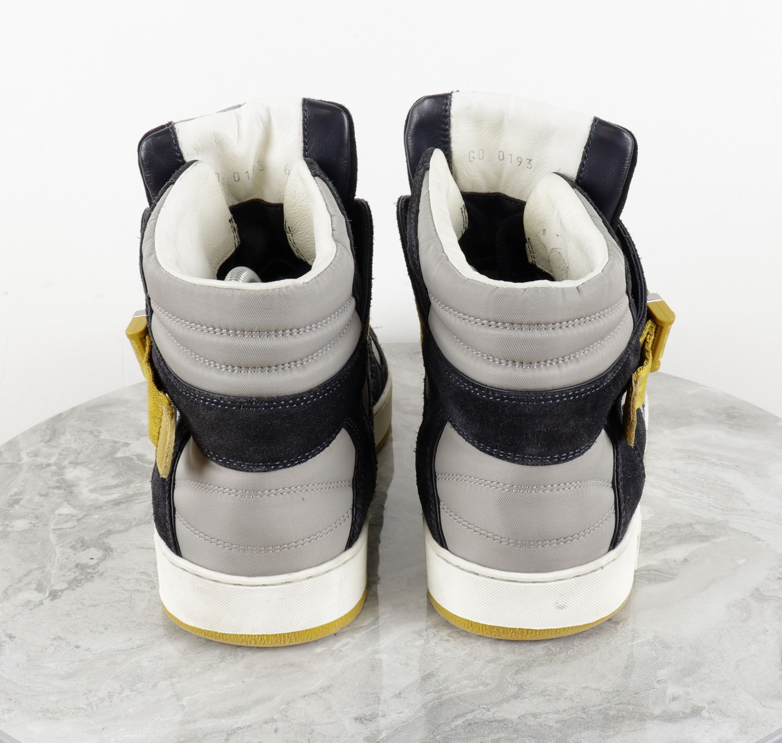 Louis Vuitton Louis Vuitton Suede Nylon Navy Blue High Top Sneakers Size US 7 / EU 40 - 11 Thumbnail