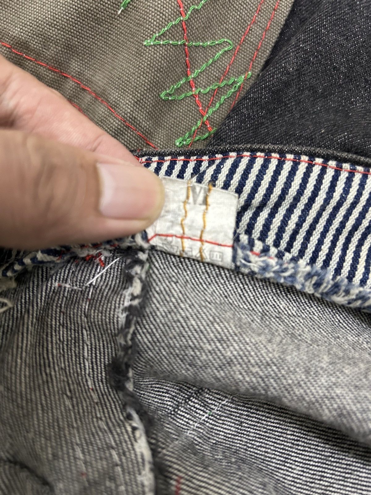 Japanese Brand × Vintage Vintage Japanese Denim mud wash Patches Jeans Size US 28 / EU 44 - 13 Thumbnail