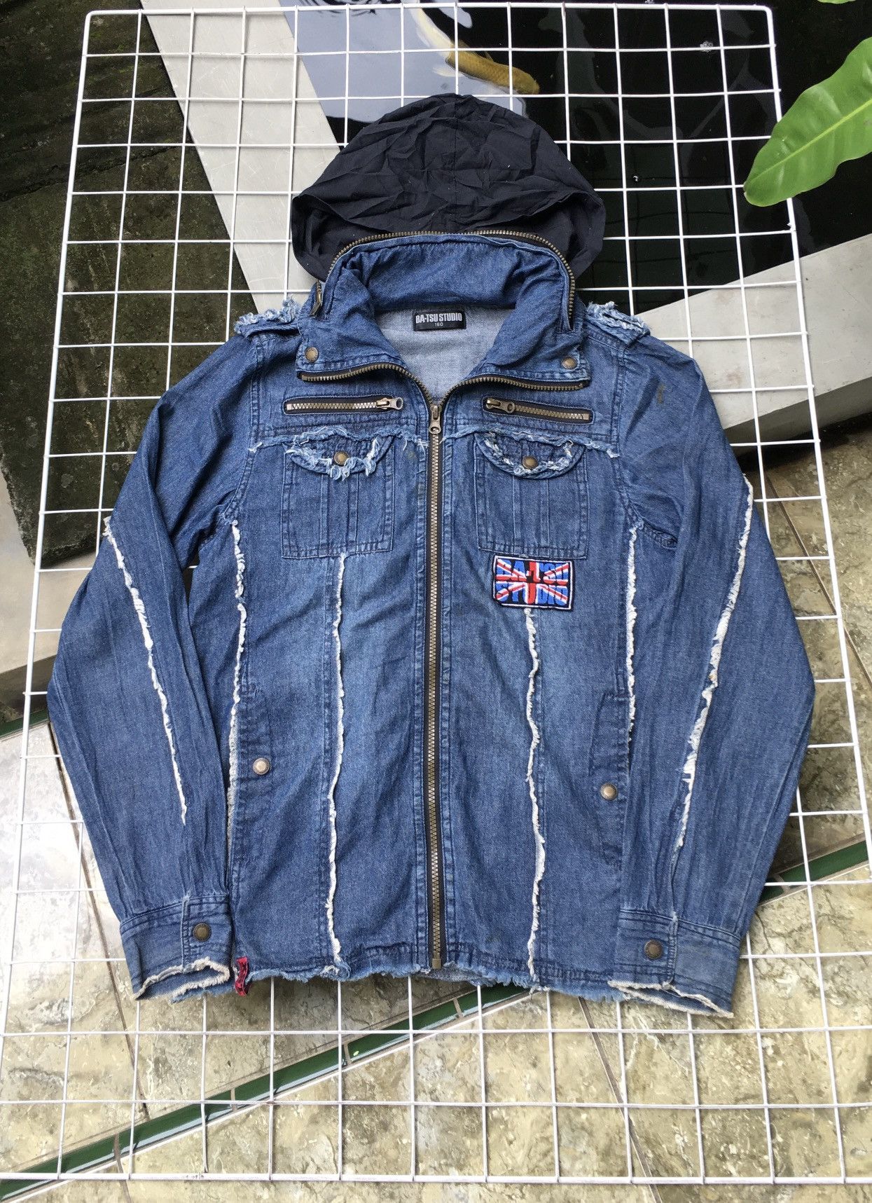 Japanese Brand 2000s Ba-tsu Studio Distressed Bono Size US M / EU 48-50 / 2 - 1 Thumbnail
