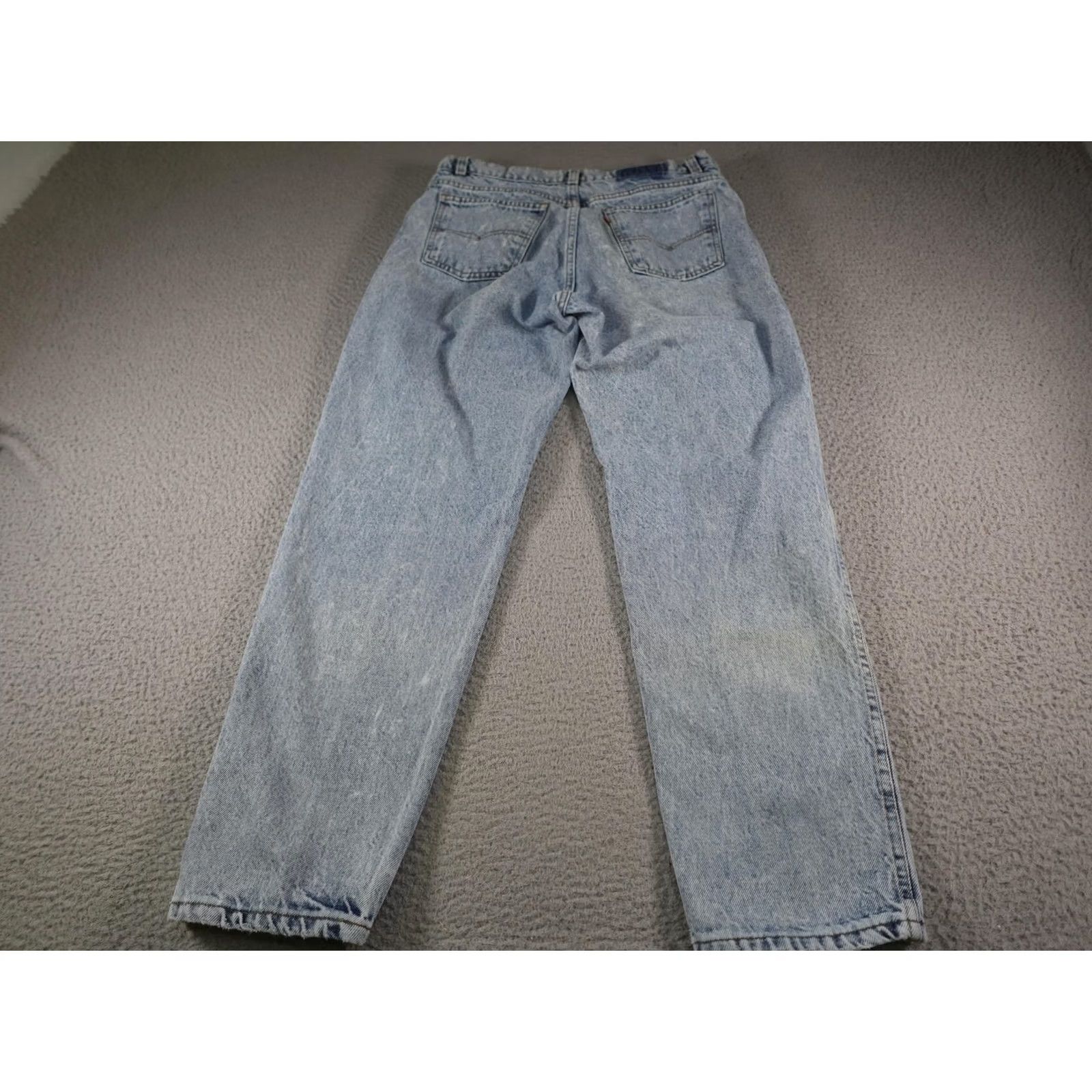 Levi's VINTAGE Levis 550 Jeans Mens 34x30 Blue Relaxed Fit Tapered Denim 90s Made USA Size US 34 / EU 50 - 6 Thumbnail