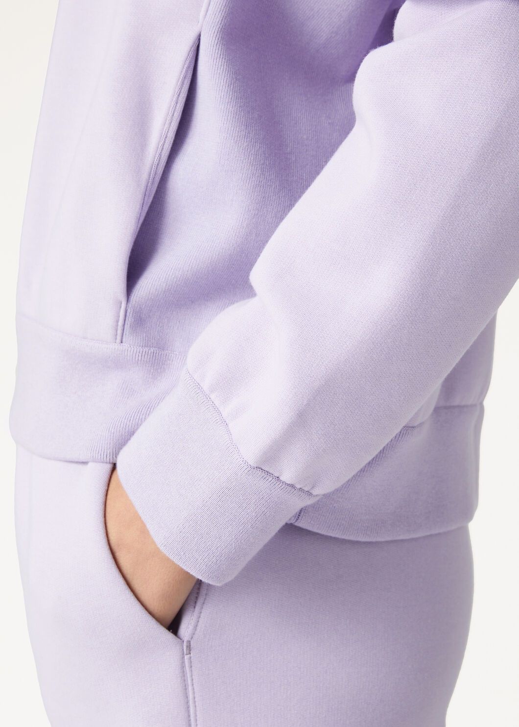 Loro Piana o1srvl11e0825 FAN8095 Larecchio Half Zip Sweater in Lilac Size M / US 6-8 / IT 42-44 - 4 Thumbnail
