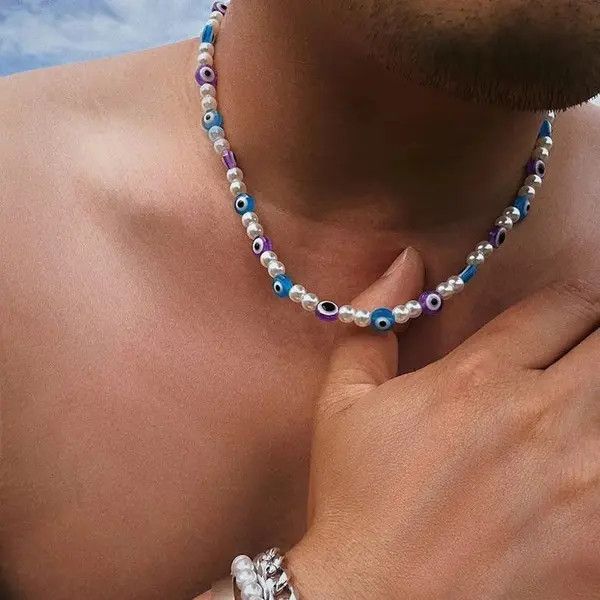 VIBE Colorful Evil Eyes Beaded Chokers Necklaces Size ONE SIZE - 4 Thumbnail