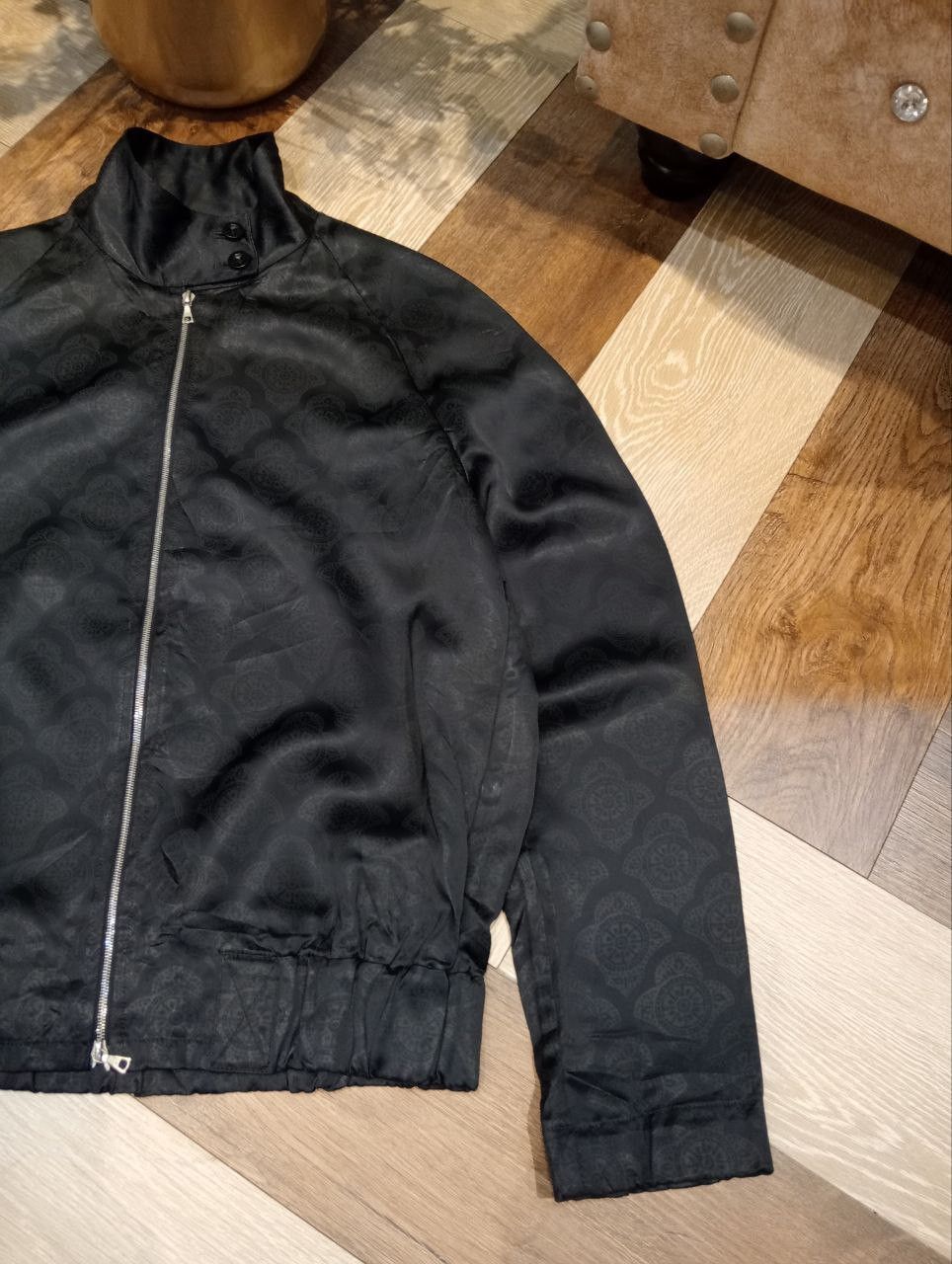 Dries Van Noten DRIES VAN NOTEN 100% RAYON BOMBER JACKET - SIZE 36 Size US XS / EU 42 / 0 - 2 Thumbnail