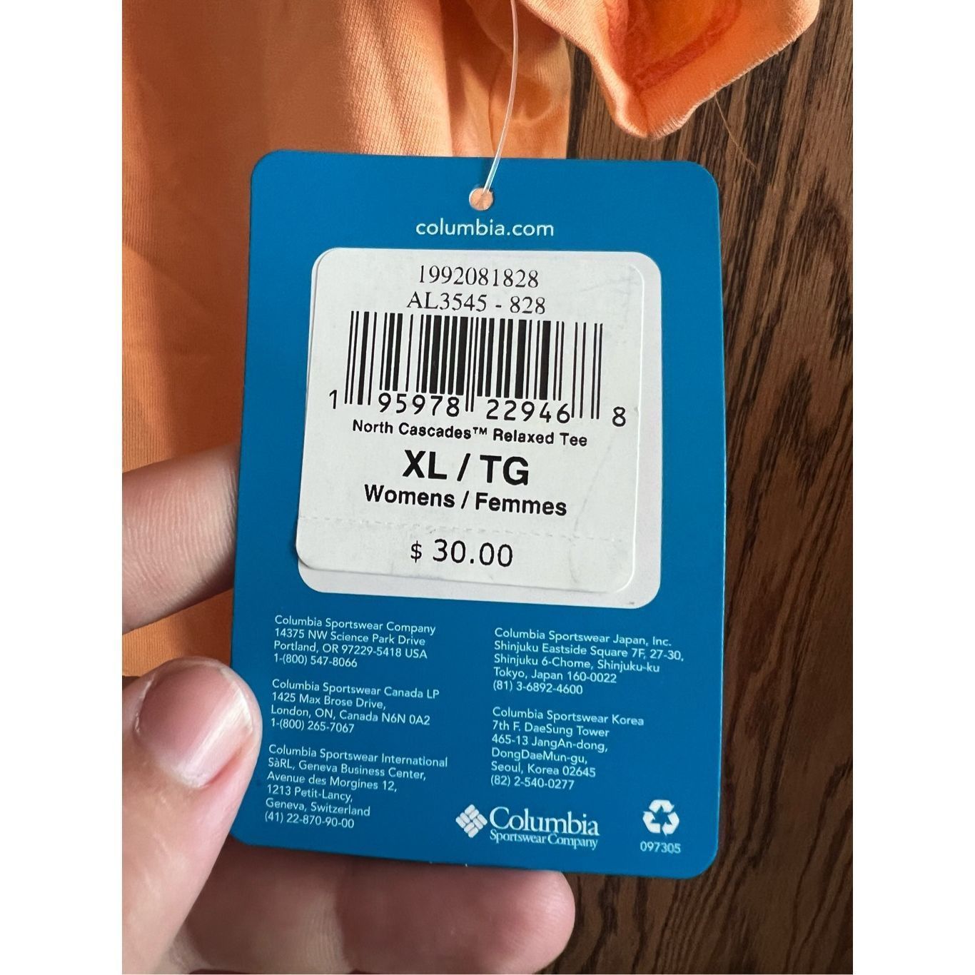 Columbia Columbia Orange T-Shirt Woman’s Size XL NEW Size XL / US 12-14 / IT 48-50 - 7 Thumbnail