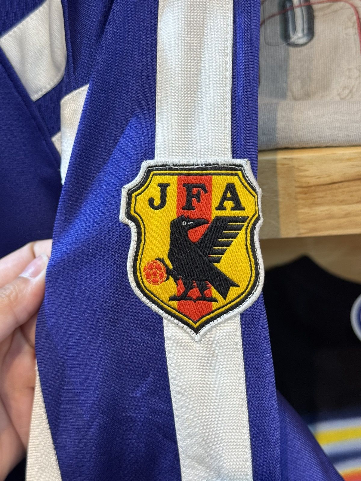 Adidas × Vintage Vintage JFA 2000-01 Adidas Football Training Jumper Size US L / EU 52-54 / 3 - 6 Thumbnail