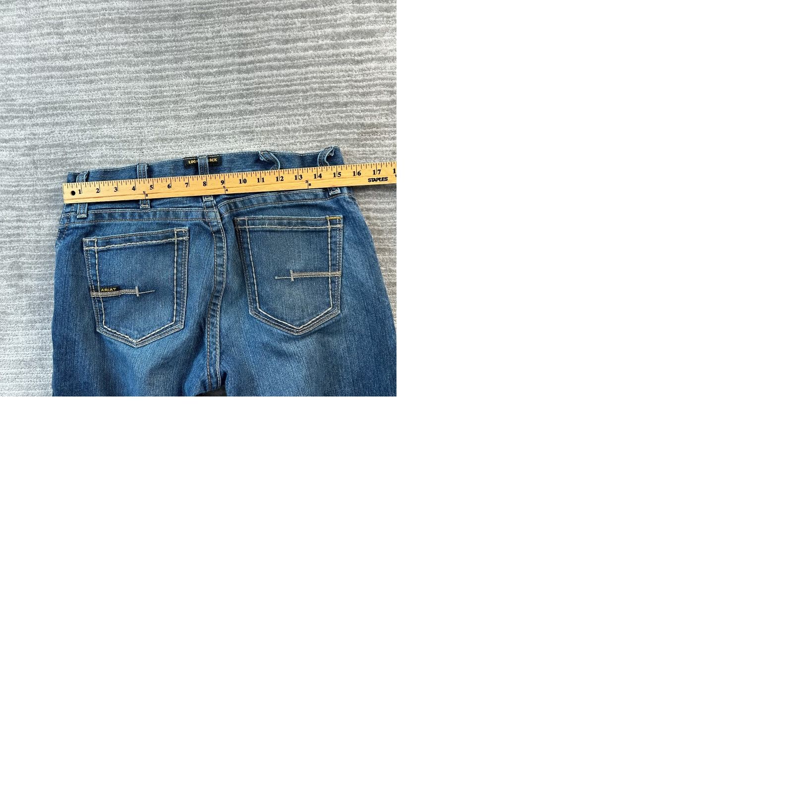 Ariat Ariat Jeans M4 30x30 Blue Denim Bootcut Relaxed Mens Regular Size 30-30 Classic 90s Cowboys & Western Theme Utility Pants Size US 30 / EU 46 - 9 Thumbnail
