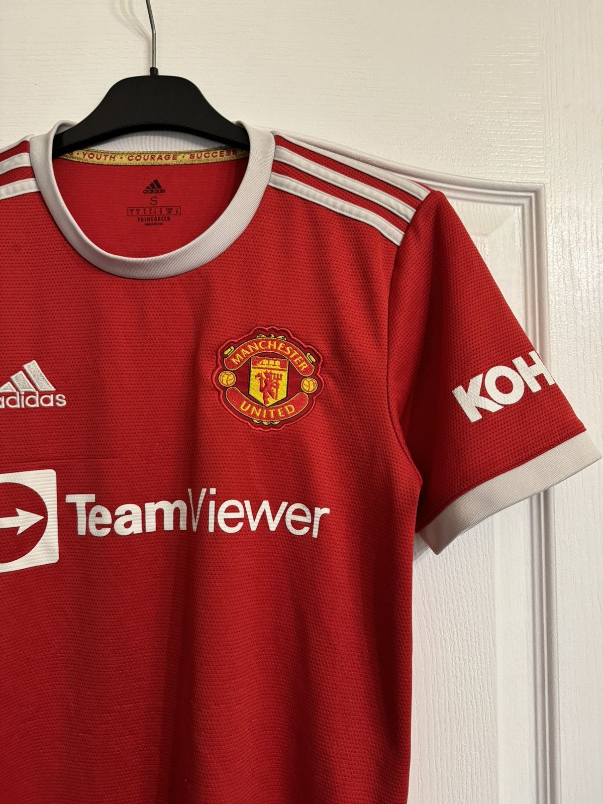 Adidas × Vintage RONALDO Manchester United 2021/22 Adidas Jersey Blockore S Size US S / EU 44-46 / 1 - 6 Thumbnail
