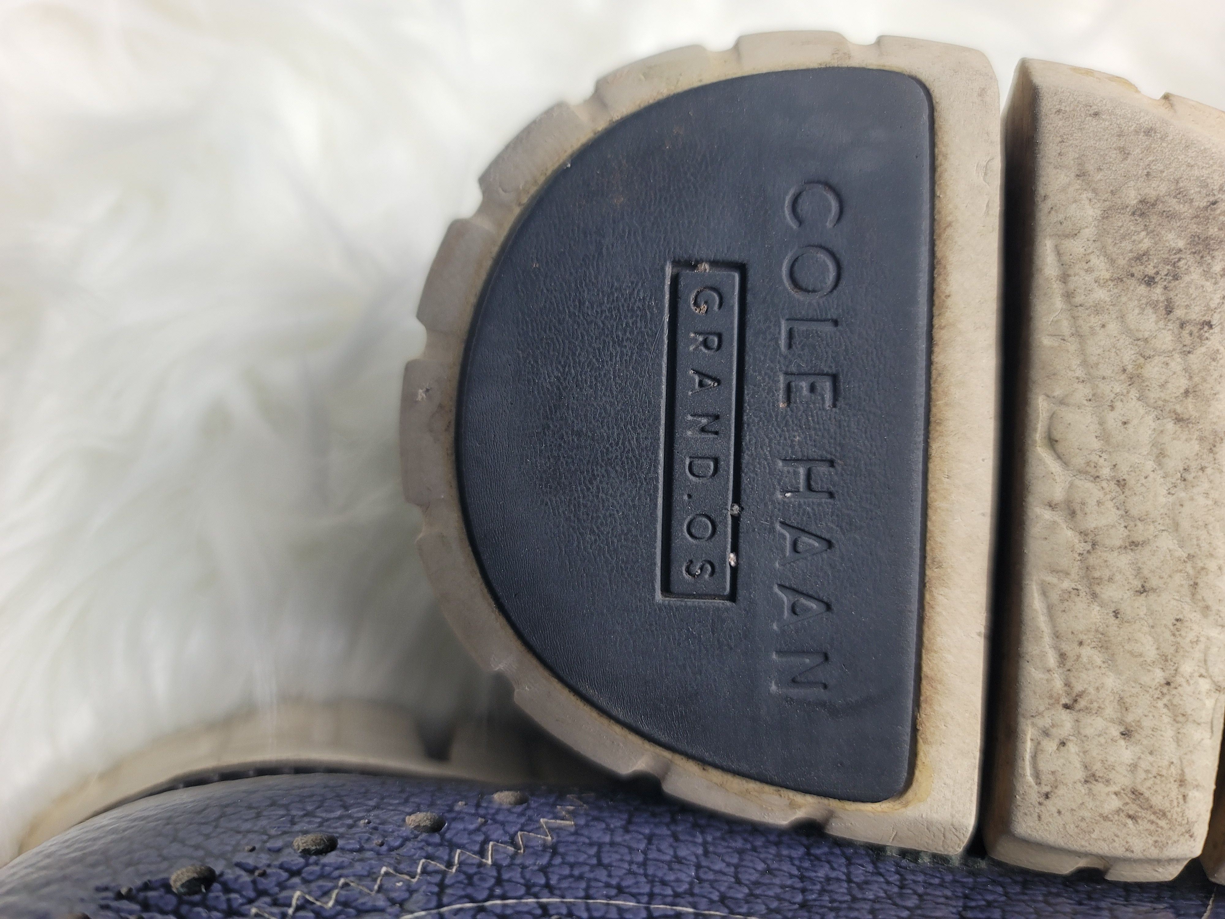 Cole Haan Cole Haan Zerogrand Oxford II Size 10M Blue leather Size US 10 / EU 43 - 4 Thumbnail