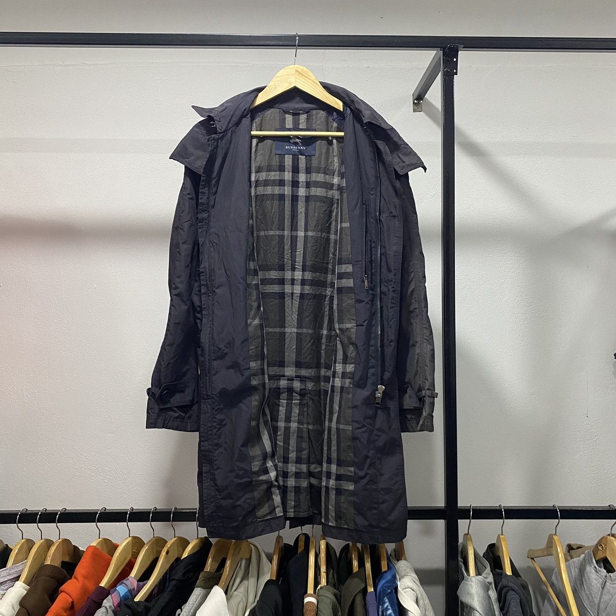 Burberry Sickk☠️ Burberry Long Parka Jacket Coat Nylon Tactical 90s Size US M / EU 48-50 / 2 - 12 Thumbnail