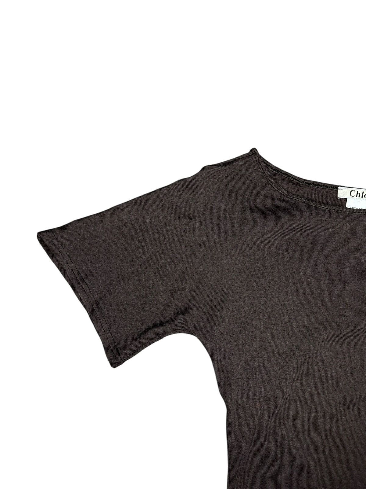 Chloe S/S 02 by Phoebe Philo Snap Button T-Shirt Size S / US 4 / IT 40 - 9 Thumbnail