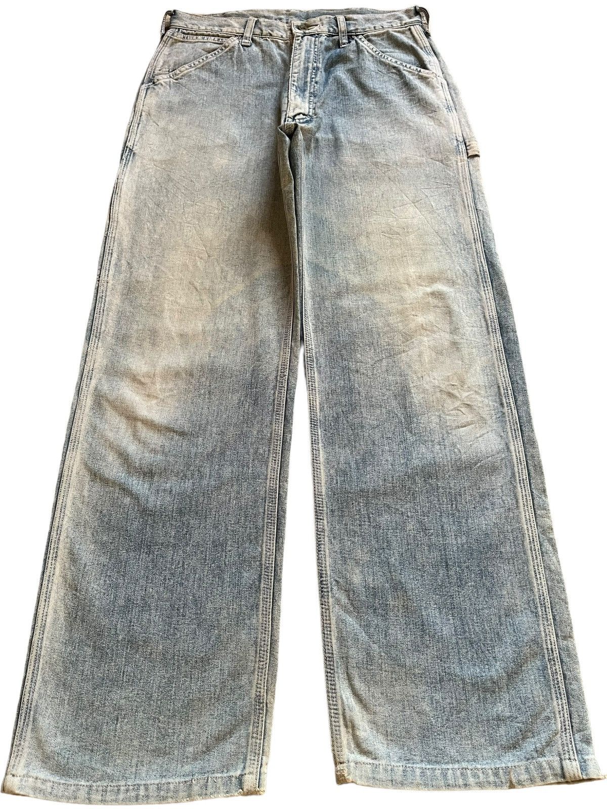 Lee Vintage Lee Union Made Sanforized Carpenter Baggy Jeans Size US 30 / EU 46 - 1 Thumbnail