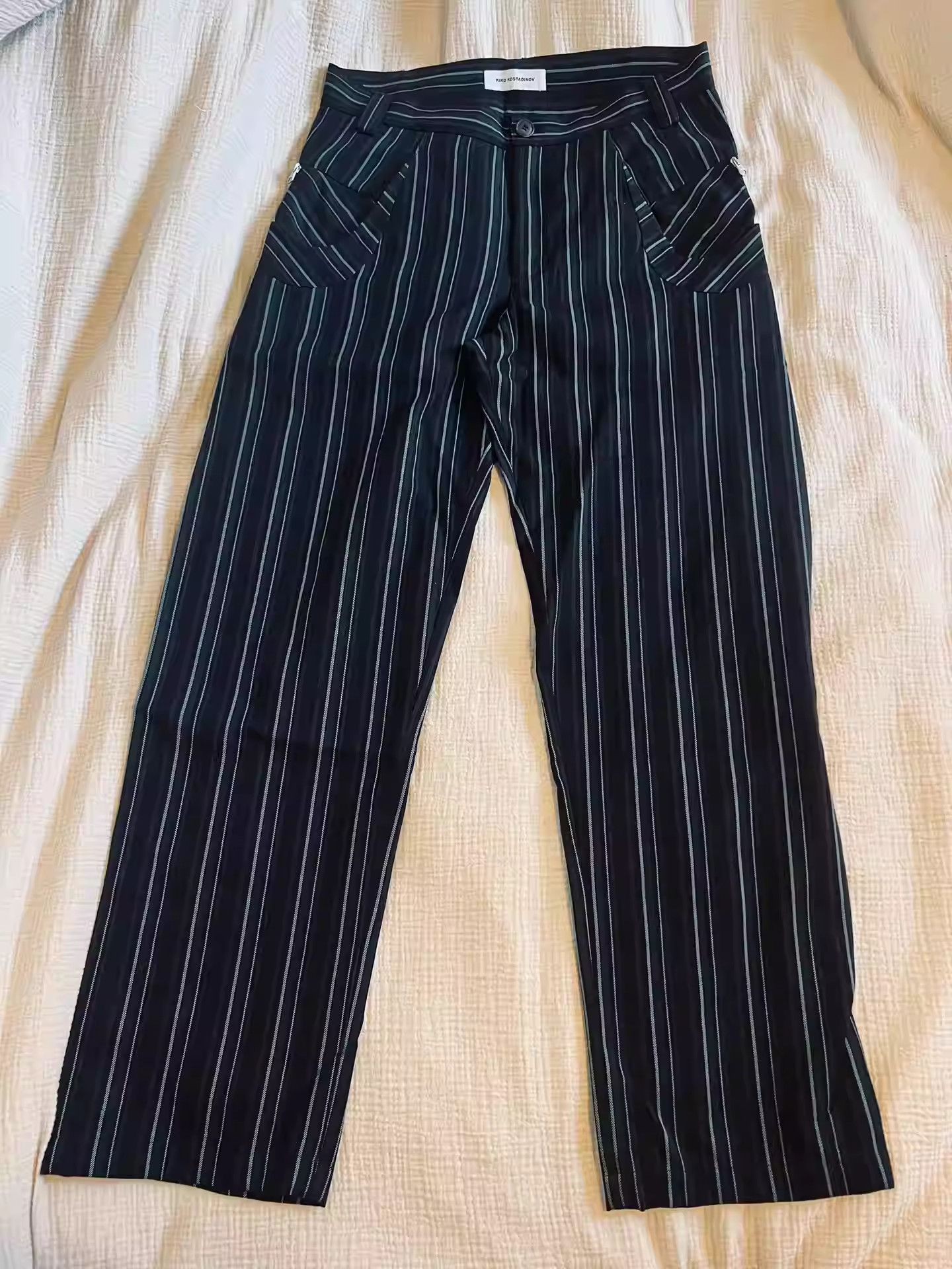 Kiko Kostadinov Kiko Kostadinov Irene Striped Zipper Pants Size US 32 / EU 48 - 2 Thumbnail