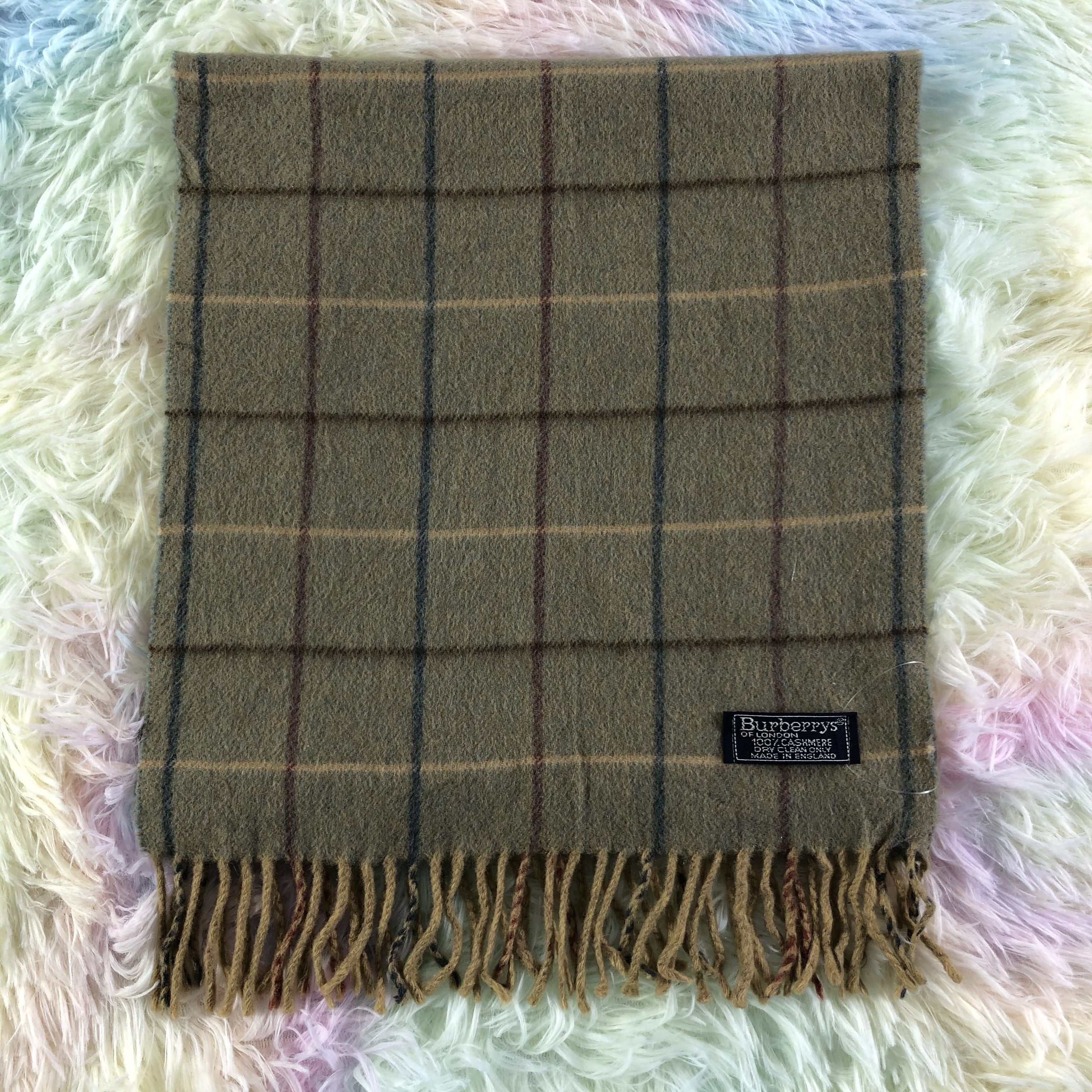Burberry × Vintage Burberry Scarf / Muffler / Neckwear - KM222 Size ONE SIZE - 2 Thumbnail