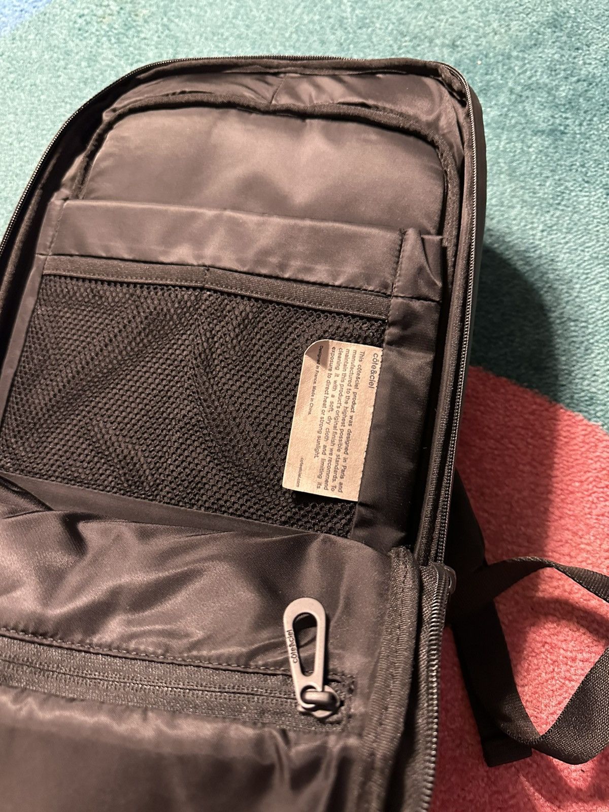 Cote&Ciel Cote&Ciel Black Small Oril Backpack Size ONE SIZE - 7 Thumbnail