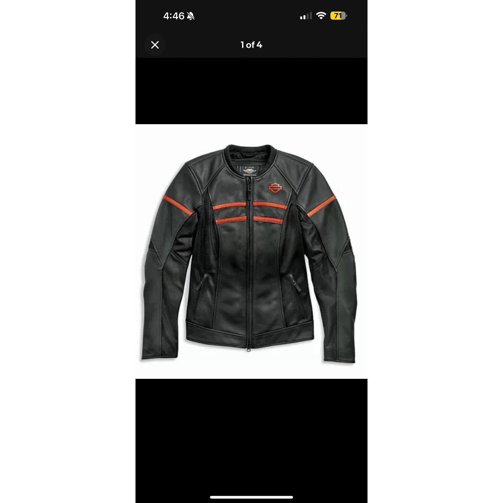 Harley Davidson Harley-Davidson Women's Brawler Leather Jacket - 98007-21VW Size S / US 4 / IT 40 - 5 Thumbnail