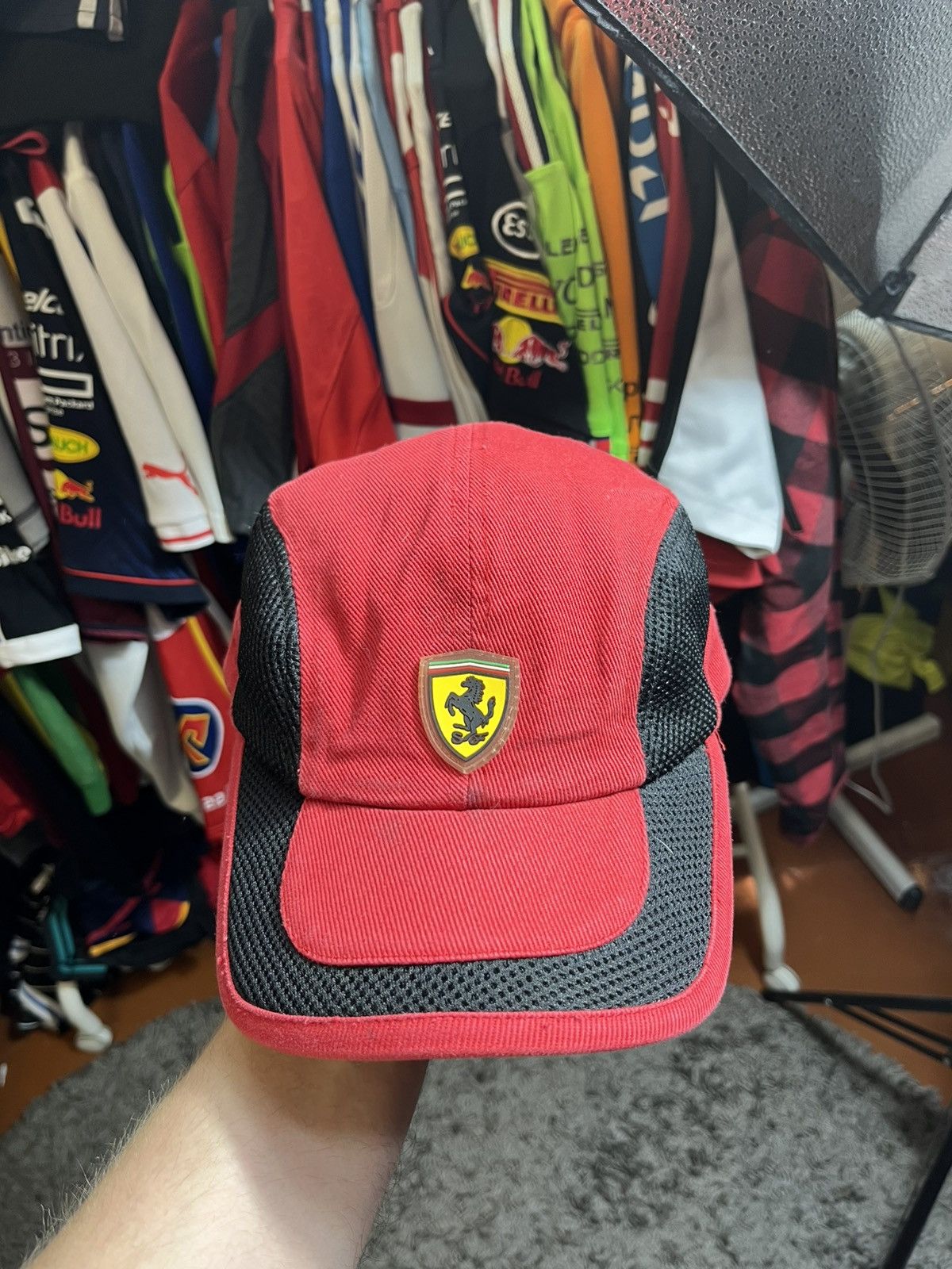 Ferrari FERRARI VINTAGE Y2K RACING CAP Size ONE SIZE - 2 Thumbnail