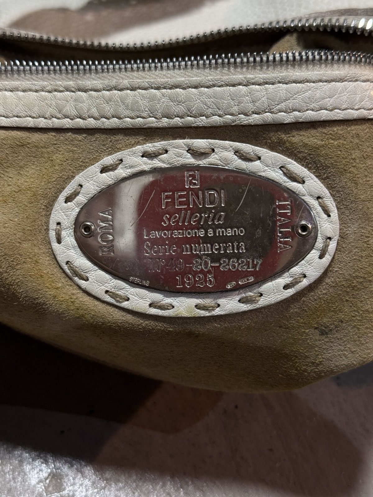 Fendi Fendi Selleria Hobo White Size ONE SIZE - 16 Thumbnail