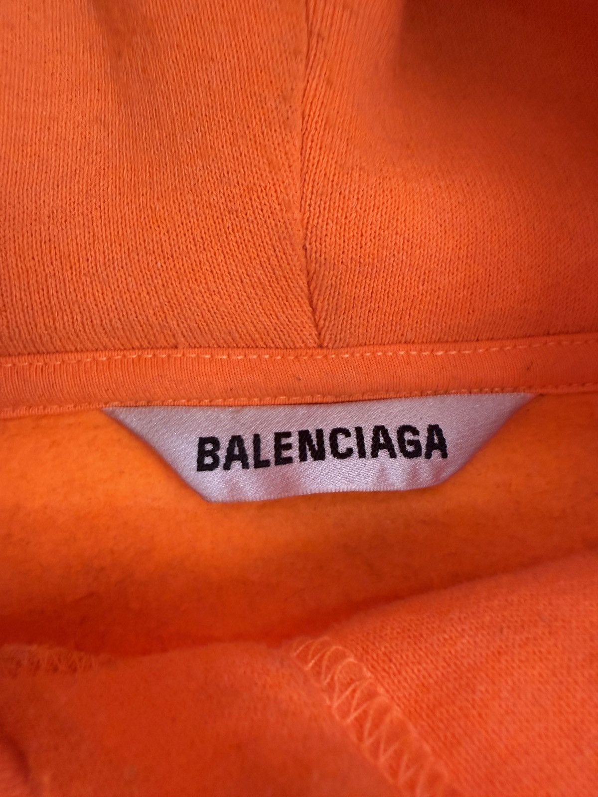 Balenciaga Balenciaga Orange Hoodie Size US M / EU 48-50 / 2 - 5 Thumbnail