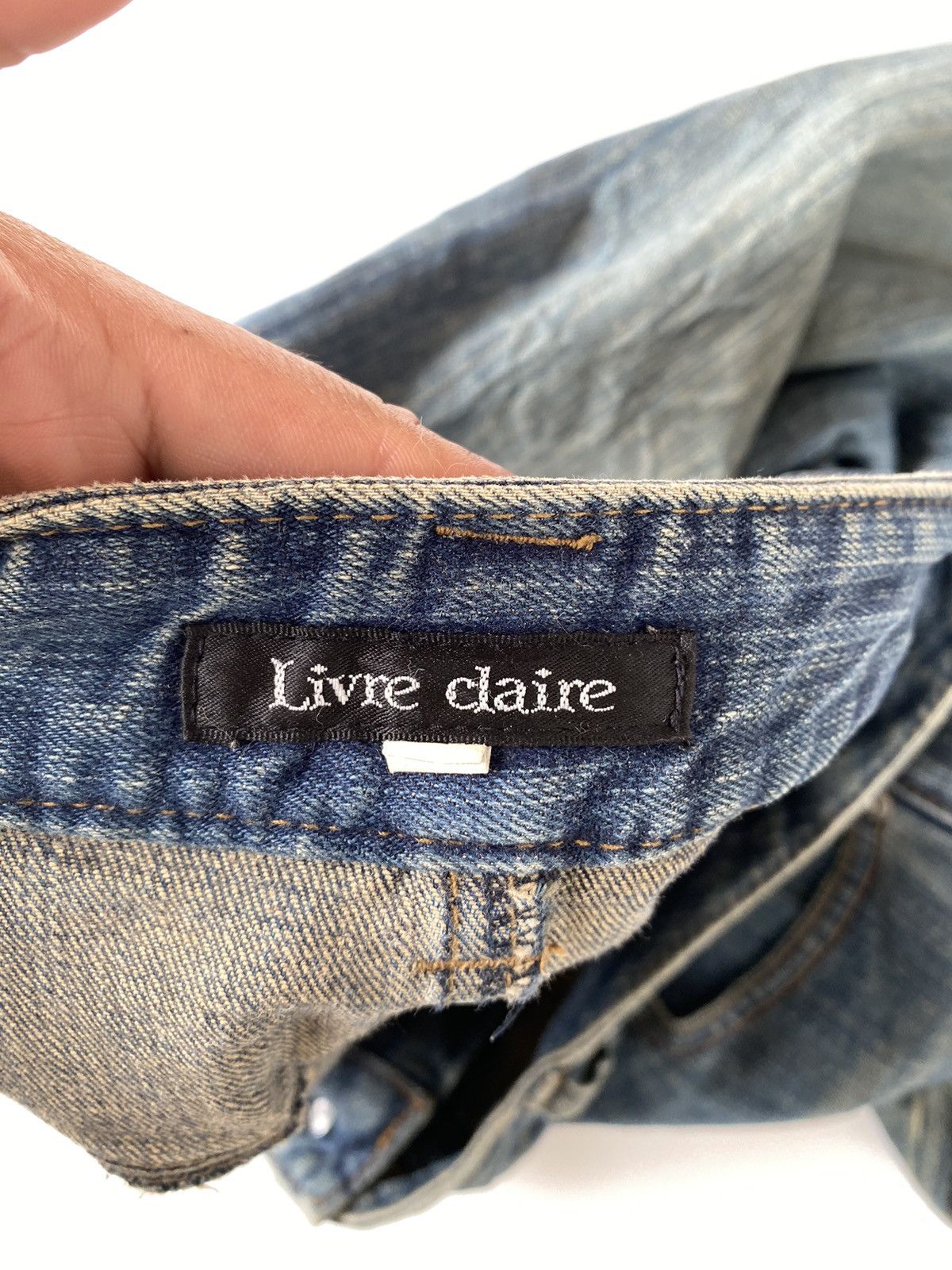 Japanese Brand × Vintage Vintage Denim Leg Button Livre Claire Size US 32 / EU 48 - 8 Thumbnail