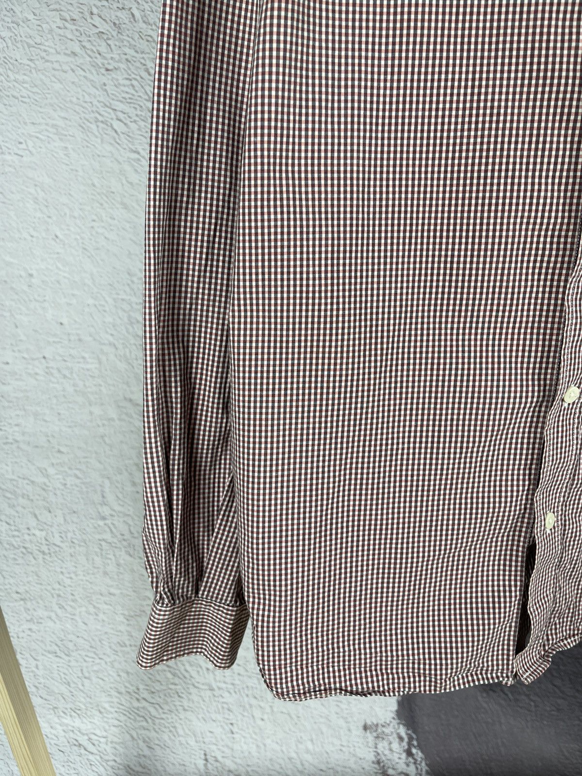 Fred Perry Fred Perry red checkered long sleeve cotton shirt Size US L / EU 52-54 / 3 - 7 Thumbnail