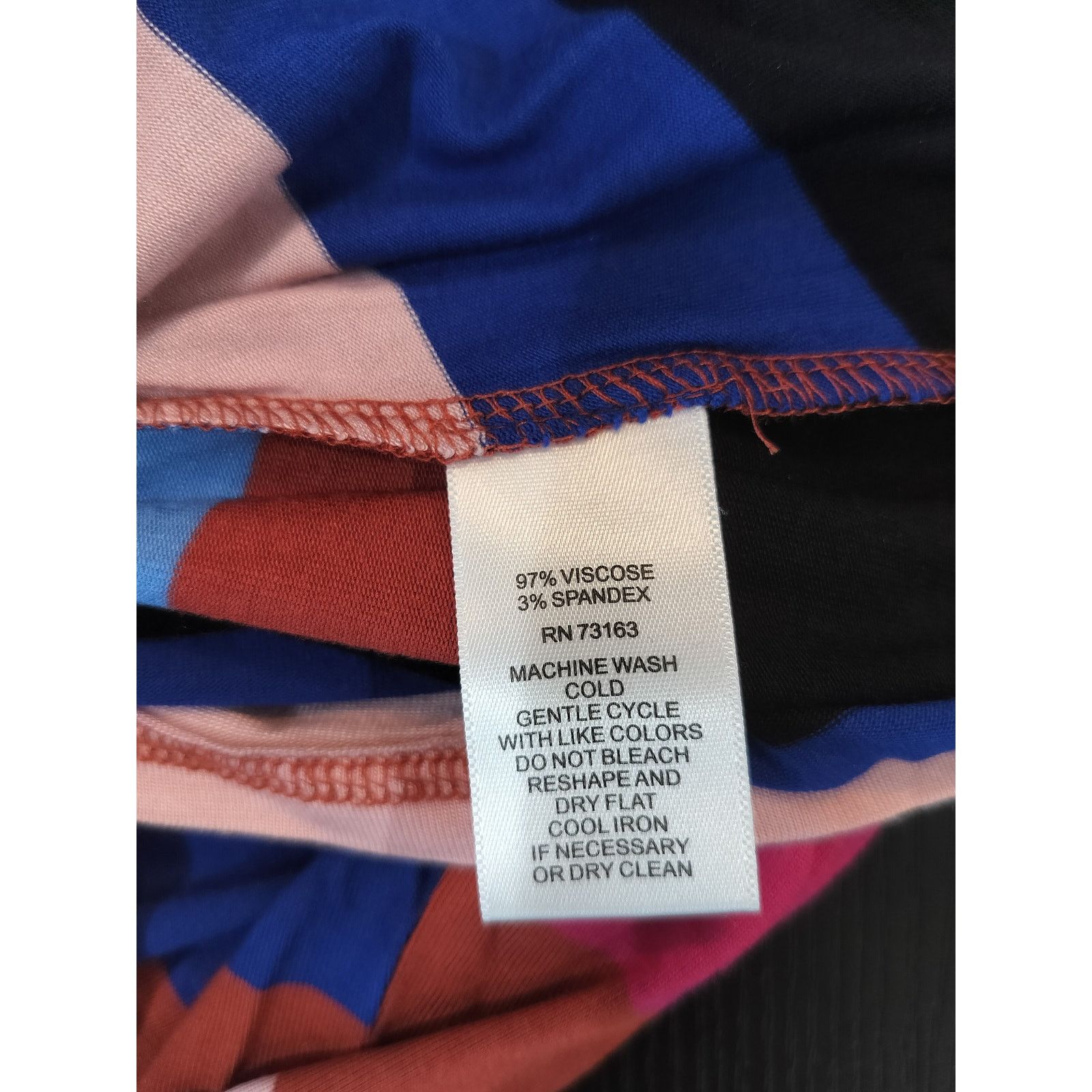 Other Spense Striped Maxi Dress M V Neck Short Sleeve Multicolor Size M / US 6-8 / IT 42-44 - 7 Thumbnail