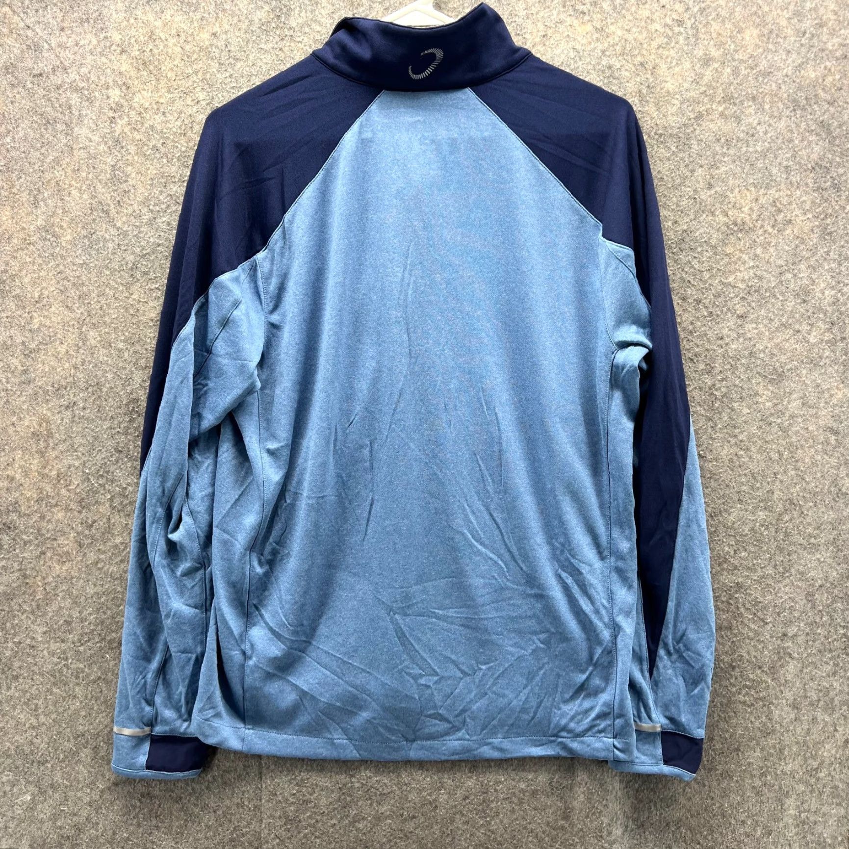 Vintage Zero Restriction Sweatshirt Men Medium Adult Blue 1/4 Zip Pullover Golf Athletic Knit Polyester Logo Regular Sweatshirt Mens Size US M / EU 48-50 / 2 - 2 Thumbnail