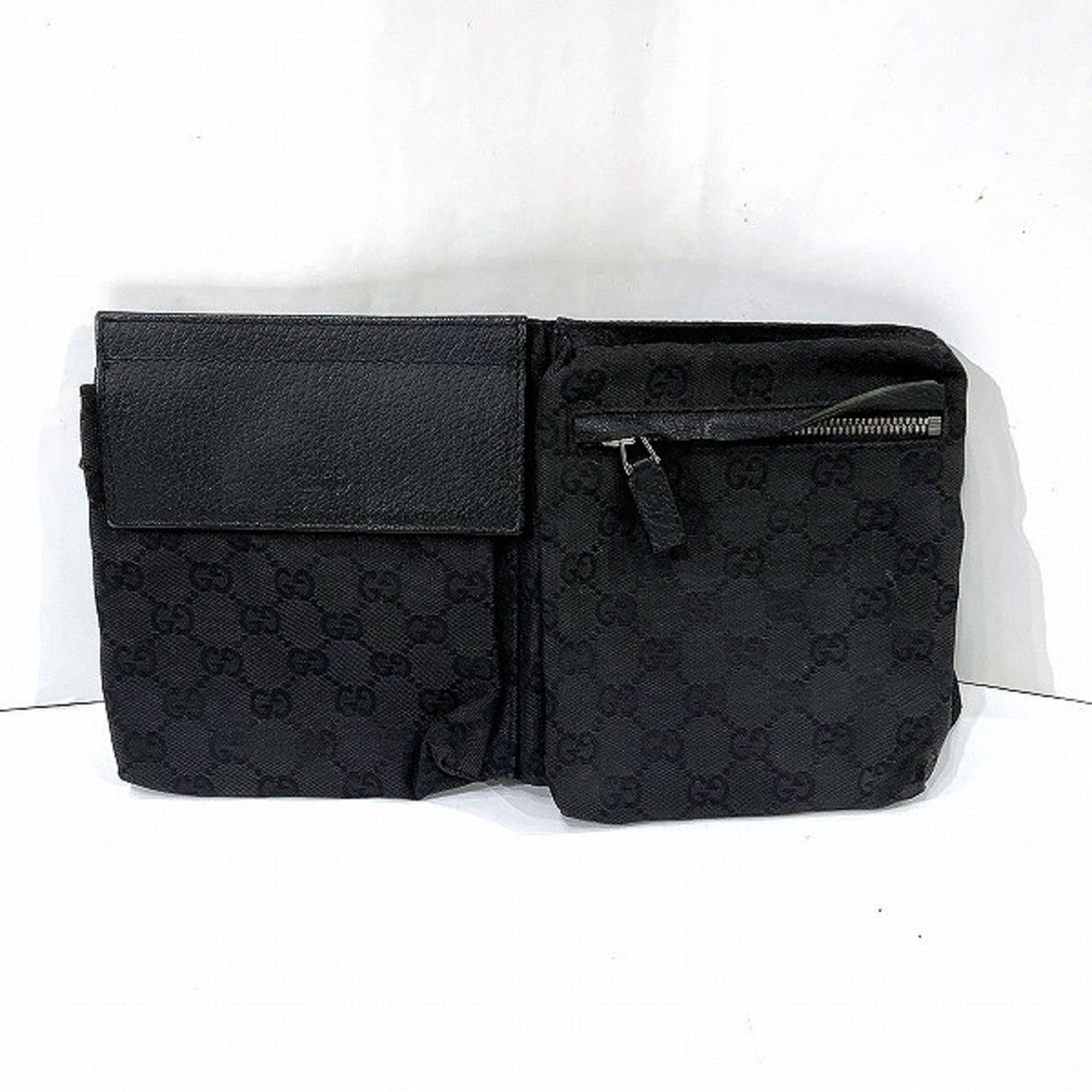 image of Gucci GG Canvas 28566 Bag Body Men Women in Black