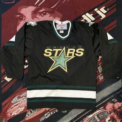 Vintage 90s Dallas Stars Starter Team Jersey Green Men's Stitched