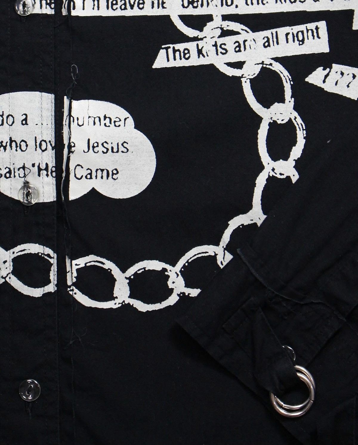 If Six Was Nine 2000S BAT-SU STUDIO DESIGNED BY RUKI MATSUMOTO PUNK SHIRTS Size US M / EU 48-50 / 2 - 6 Thumbnail