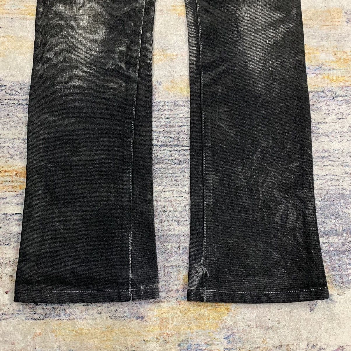 Tornado Mart Tornado mart boot cut low rise clawmark washed denim pants Size US 29 - 5 Thumbnail
