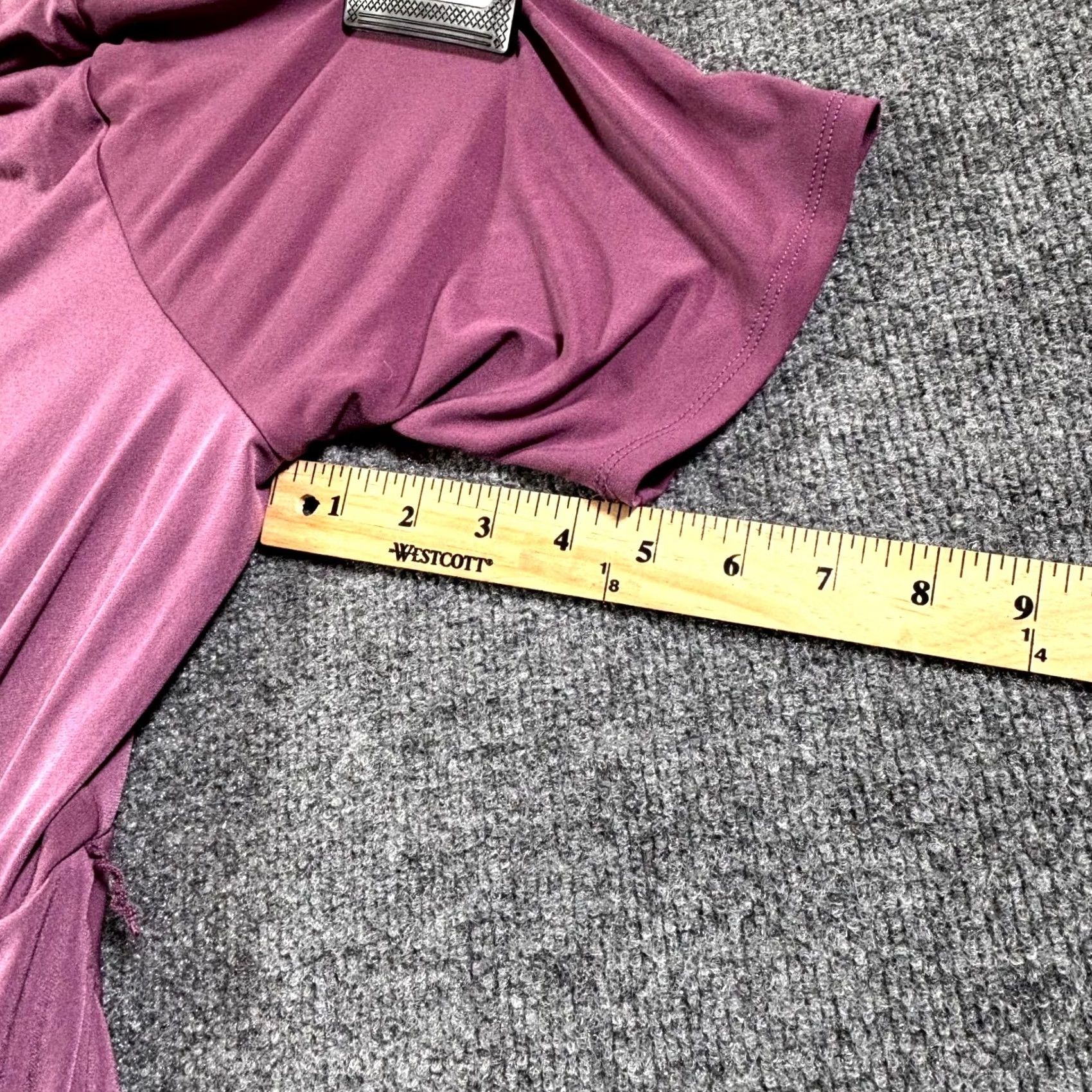 Torrid Torrid Wrap Midi Dress Women's Purple Surplice Neck Pockets Pleated Wedding Short Sleeves Size XS / US 0-2 / IT 36-38 - 3 Thumbnail