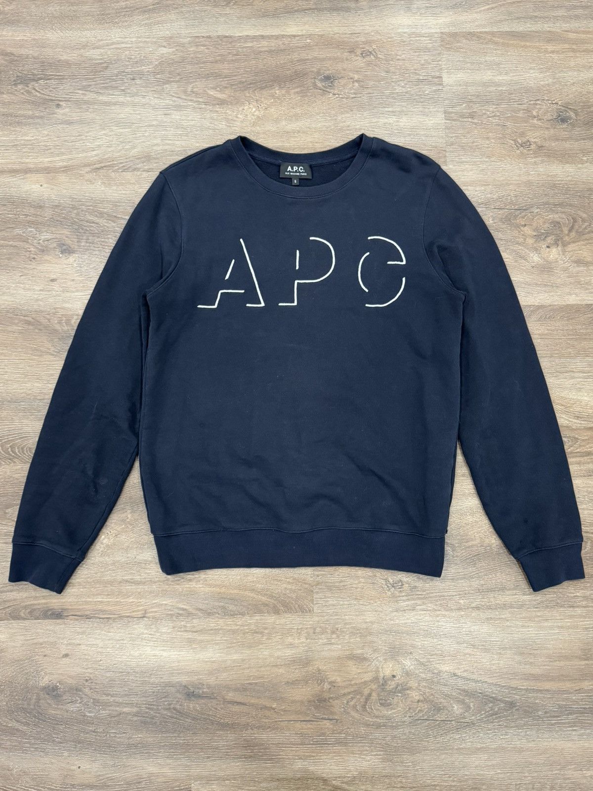A.P.C. A.P.C. embroidered-logo sweatshirt Size US S / EU 44-46 / 1 - 1 Thumbnail
