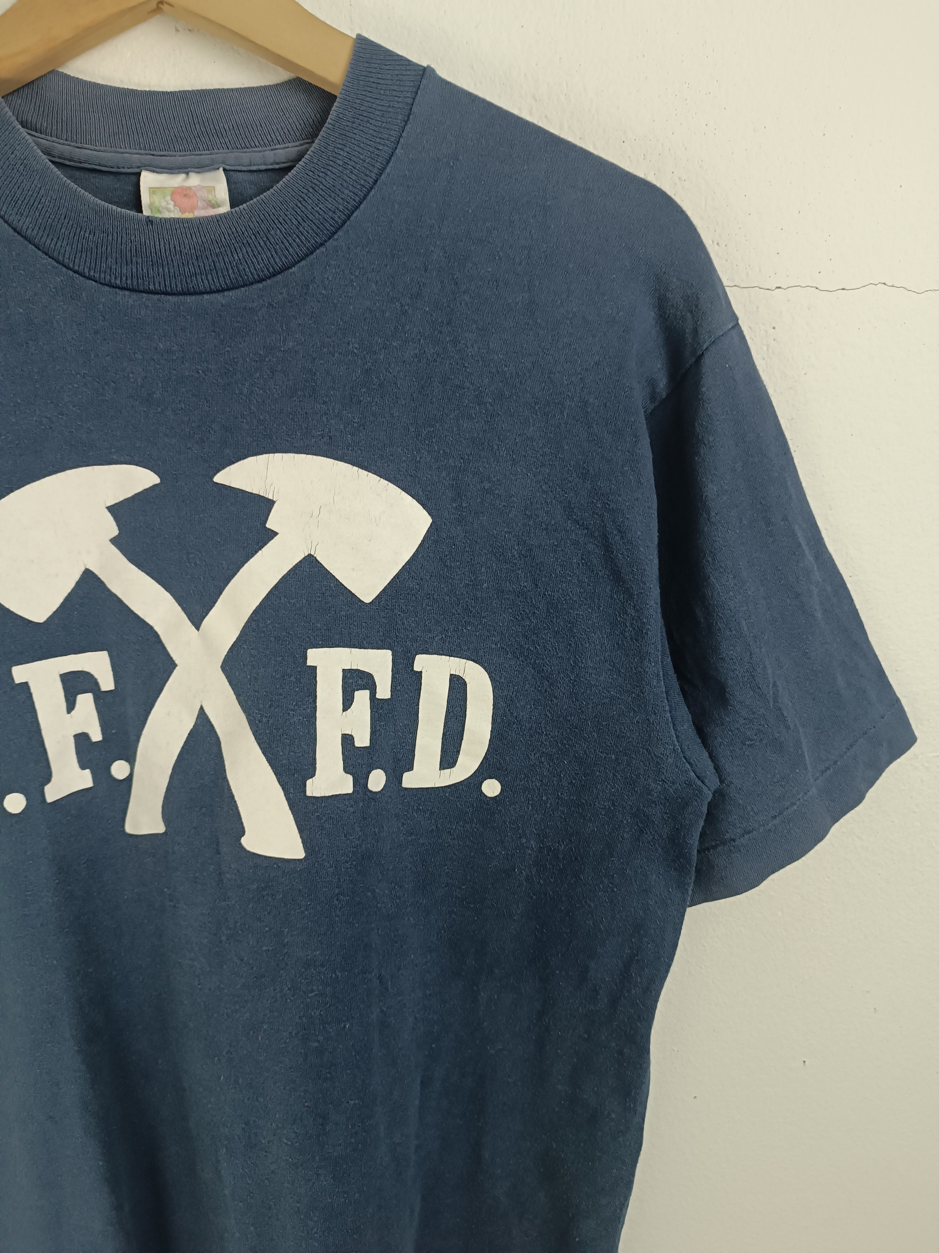 Vintage VINTAGE 90'S SAN FRANCISCO FIRE DEPT SFFD HXC PUNK VERY RARE Size US M / EU 48-50 / 2 - 7 Thumbnail