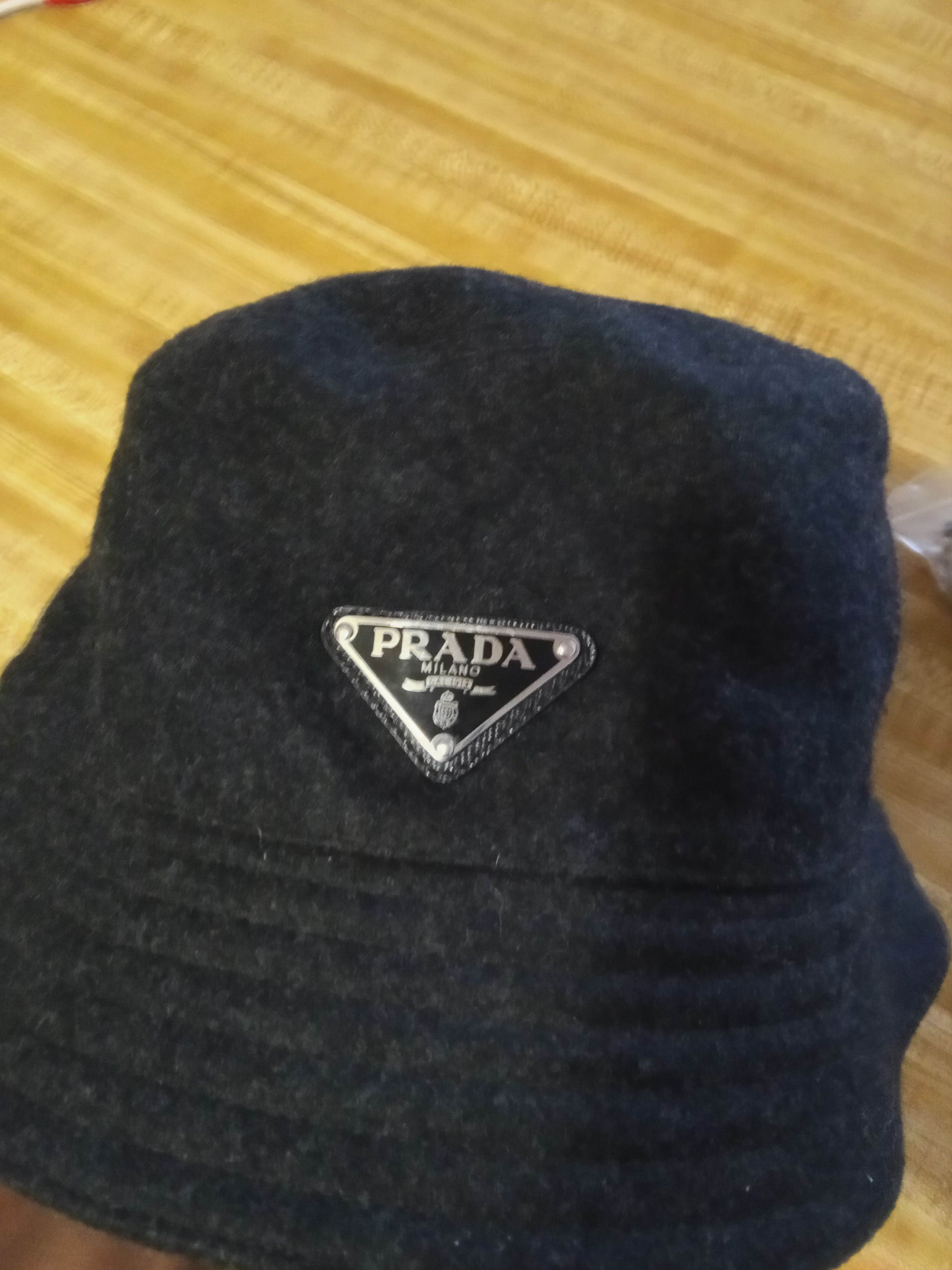 Prada Re-Nylon Bucket Hat Wool - Main Image
