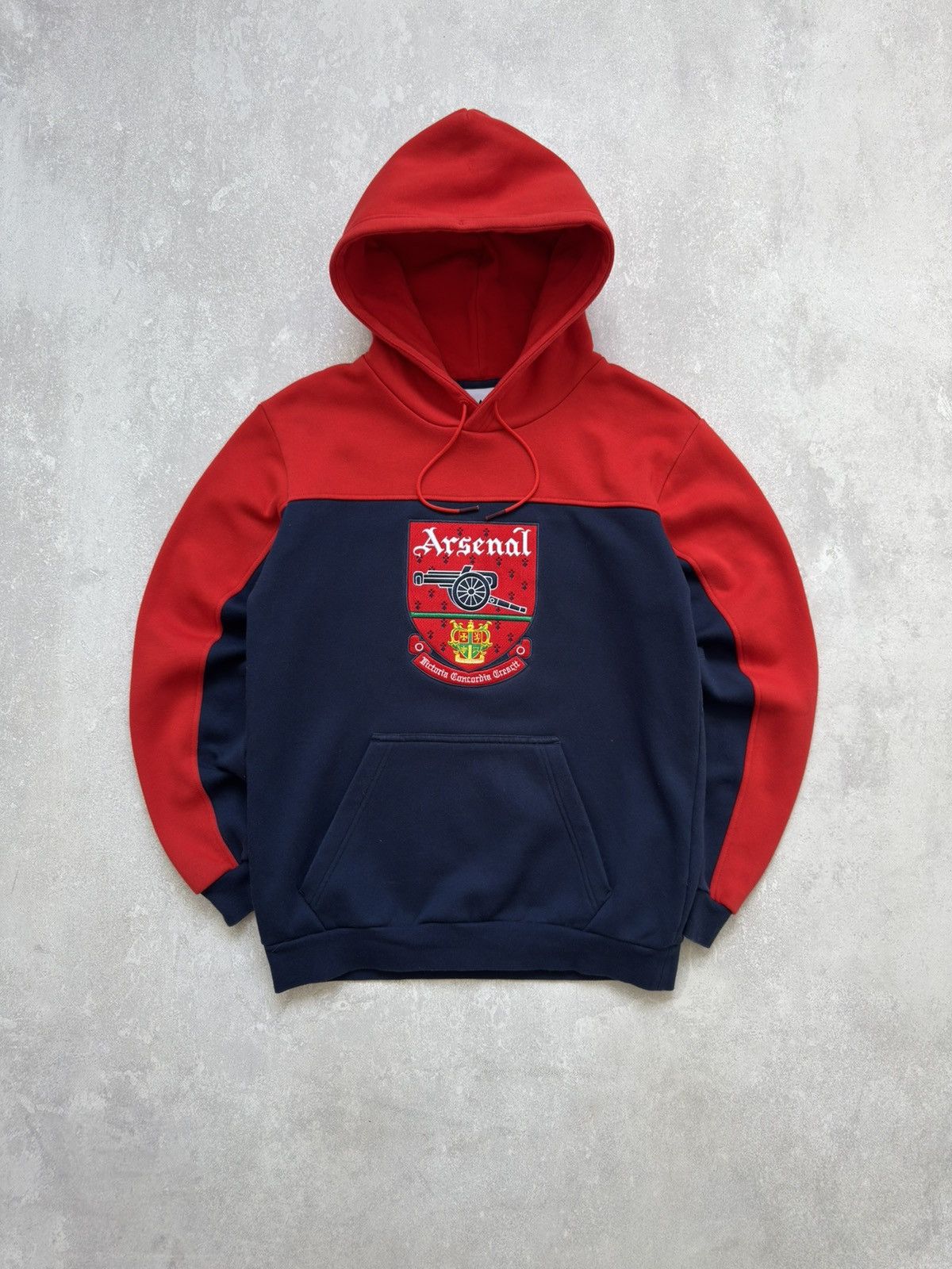 Adidas Arsenal JVC Big Logo Hoodie Red/Blue size S