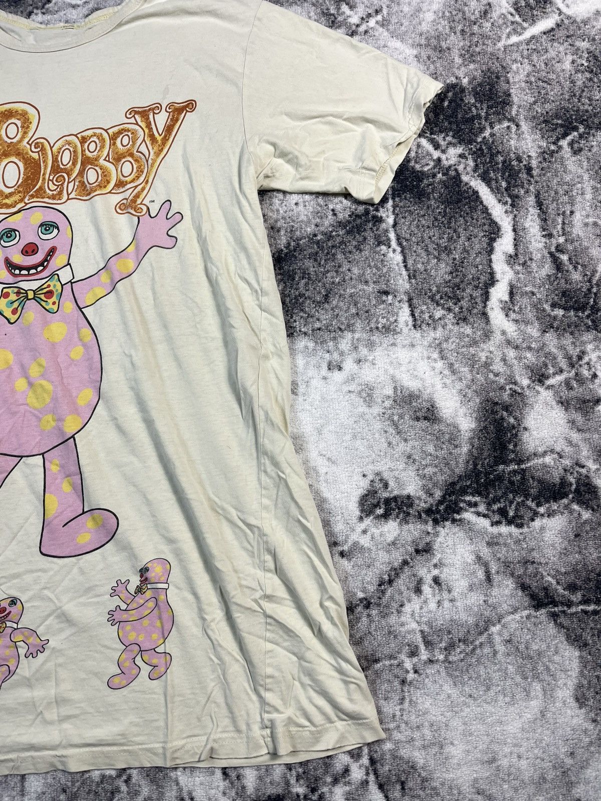 Vintage Vintage BBC Mr. Blobby Rare T Shirt 1992 TV SHOW Size L / US 10 / IT 46 - 3 Thumbnail