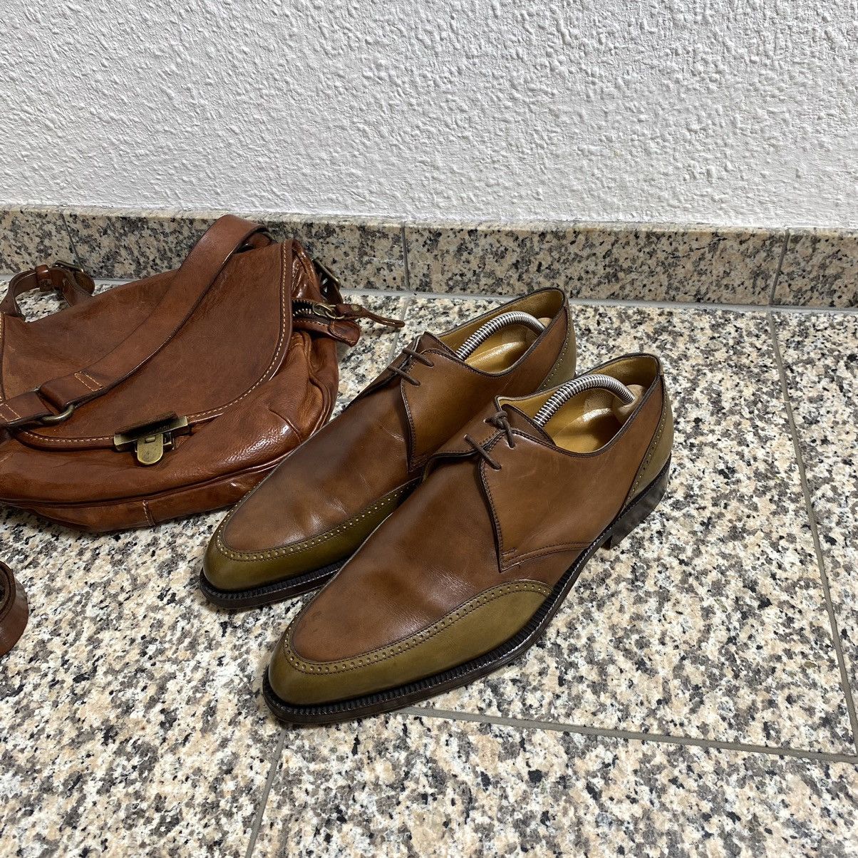 Brioni Leather Derby Shoes Brioni brown Size US 8.5 / EU 41-42 - 3 Thumbnail