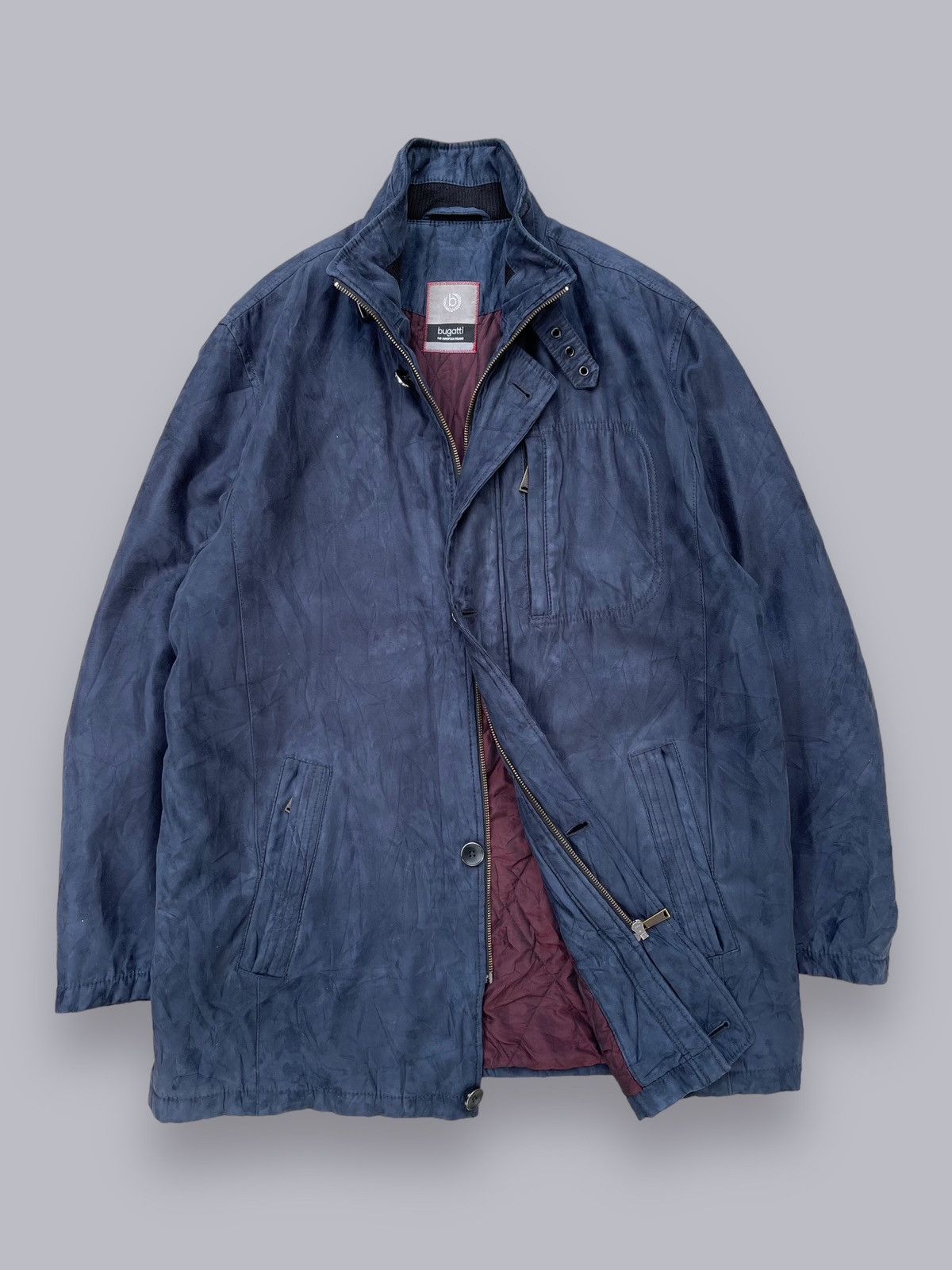 Bugatti 🔥Vintage Bugatti Velvet Light Jacket Zipper Ups Size US L / EU 52-54 / 3 - 1 Thumbnail