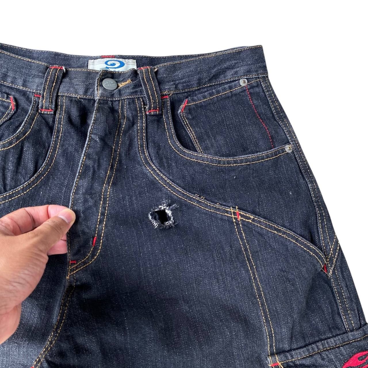 Japanese Brand BINDING OFFER🔥BAGGY Y2K PIKO LOOSE W29X30.5" JNCO STYLE Size US 29 - 9 Thumbnail