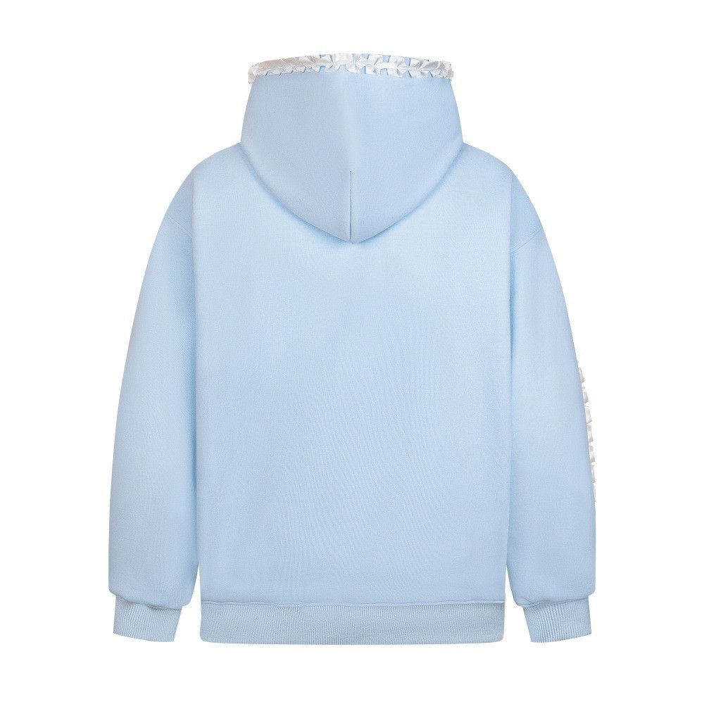 Vintage Men's trendy loose casual heart-shaped hoodie Size US M / EU 48-50 / 2 - 2 Thumbnail