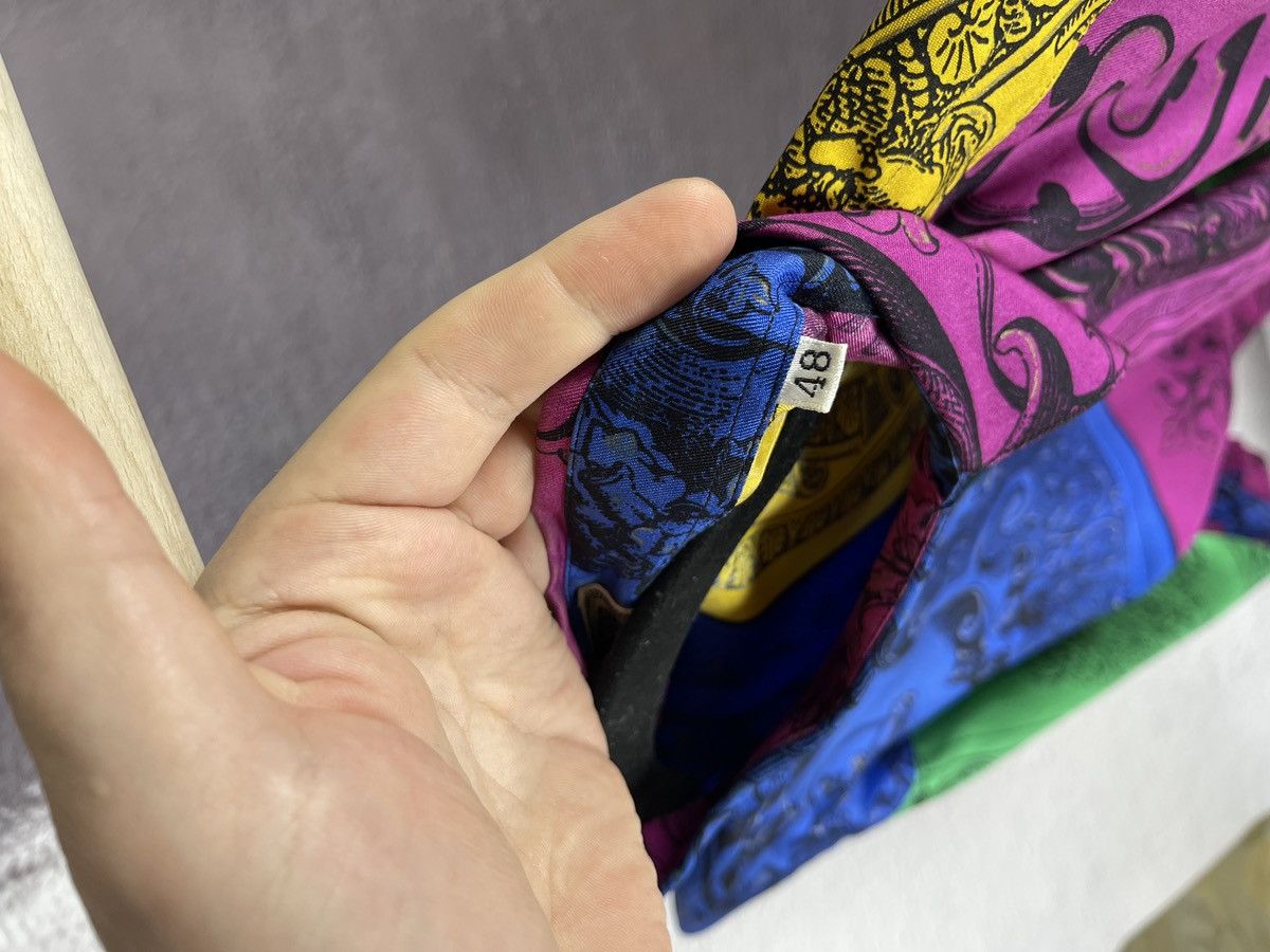 Versace Gianni Versace vintage 80s 90s colour block silk ls shirt Size US M / EU 48-50 / 2 - 12 Thumbnail